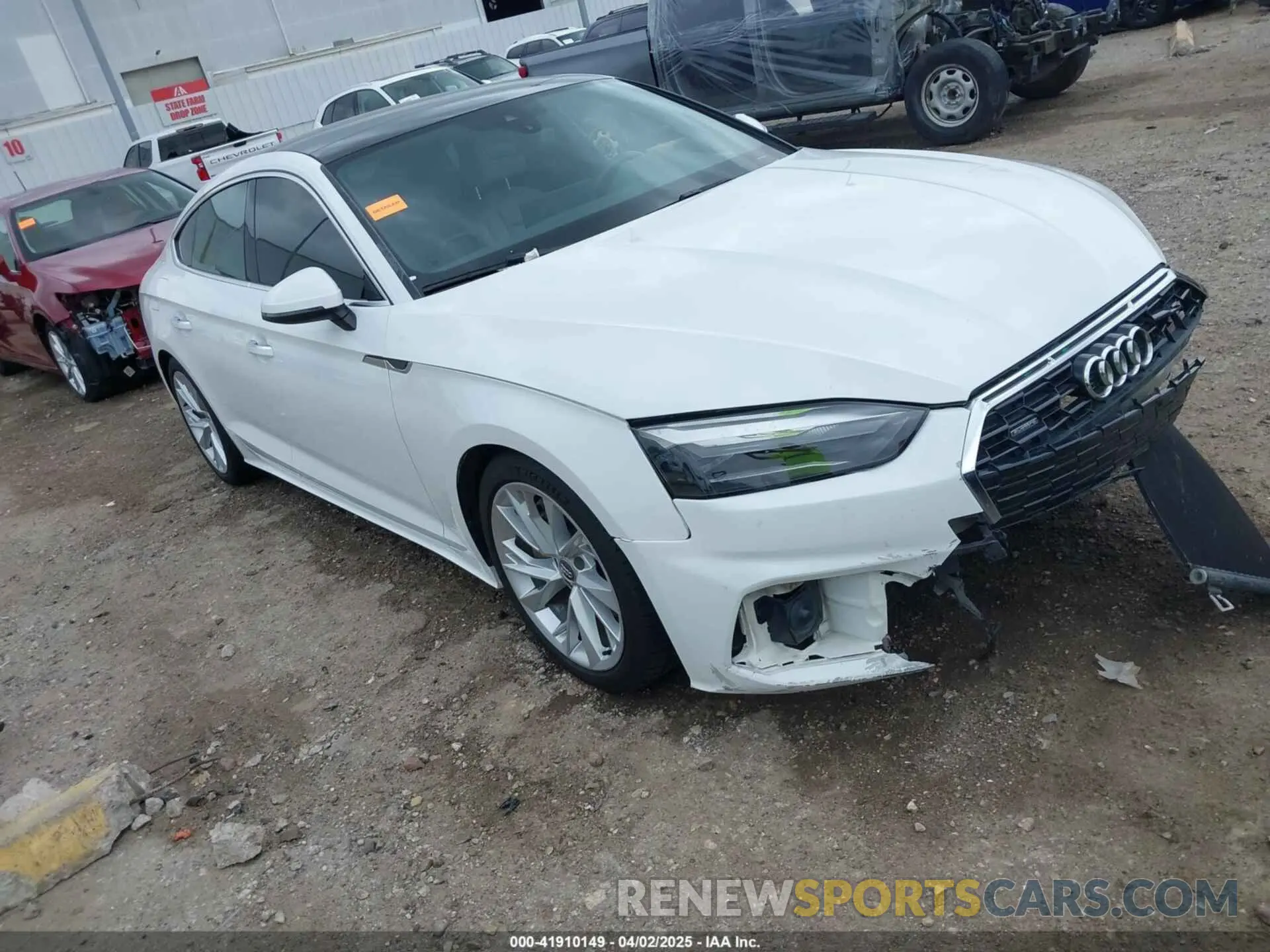 1 fotografías del automóvil dañado WAUANCF58LA005971 AUDI A5 SPORTBACK 2020