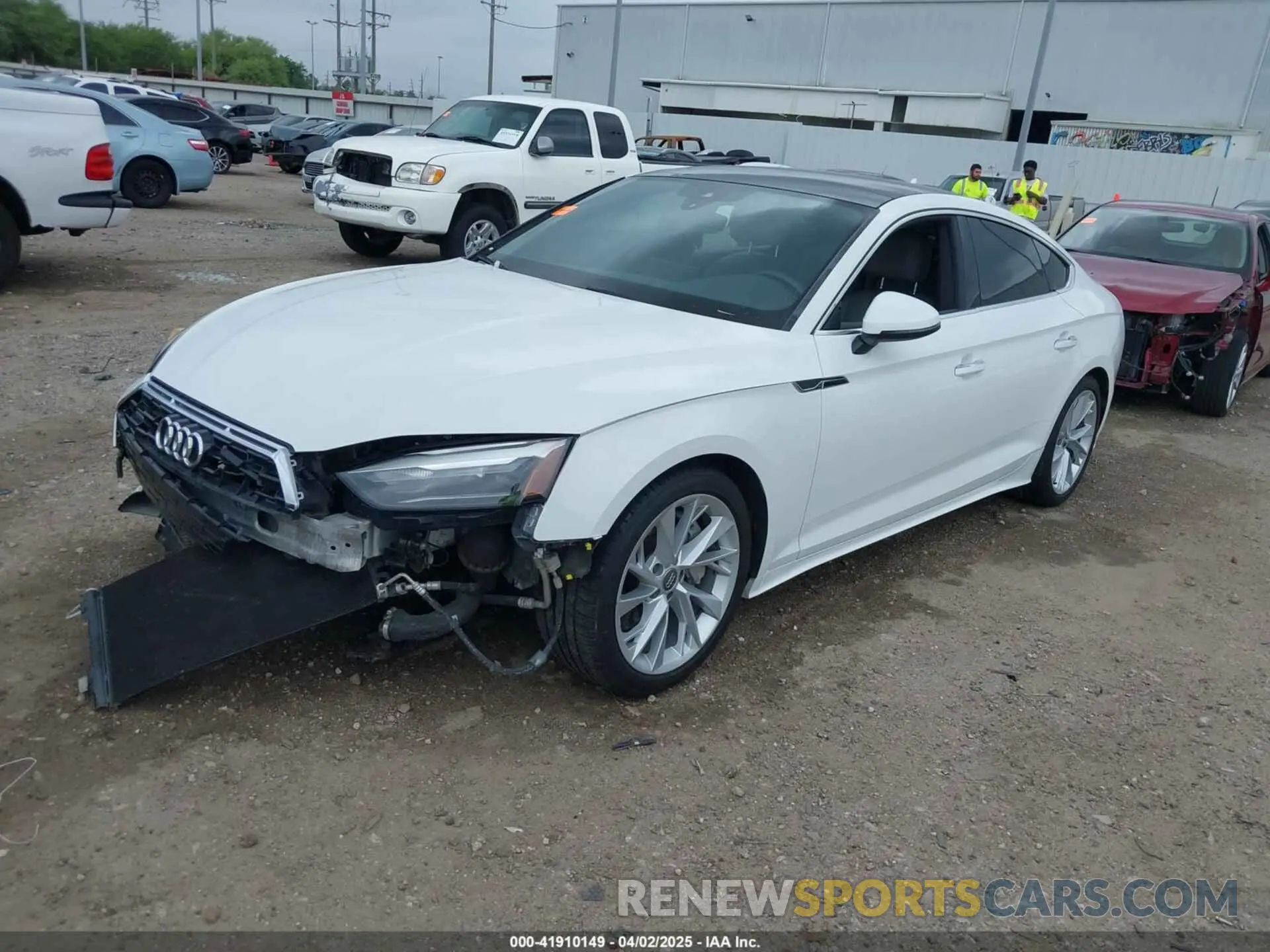 2 fotografías del automóvil dañado WAUANCF58LA005971 AUDI A5 SPORTBACK 2020