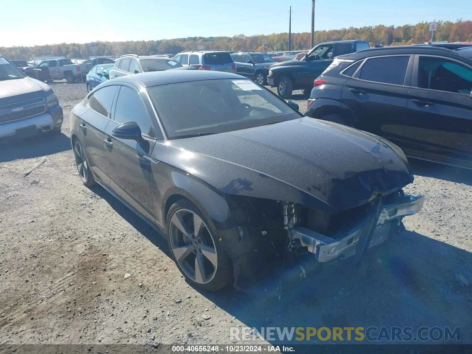 1 fotografías del automóvil dañado WAUCNCF57LA017523 AUDI A5 SPORTBACK 2020