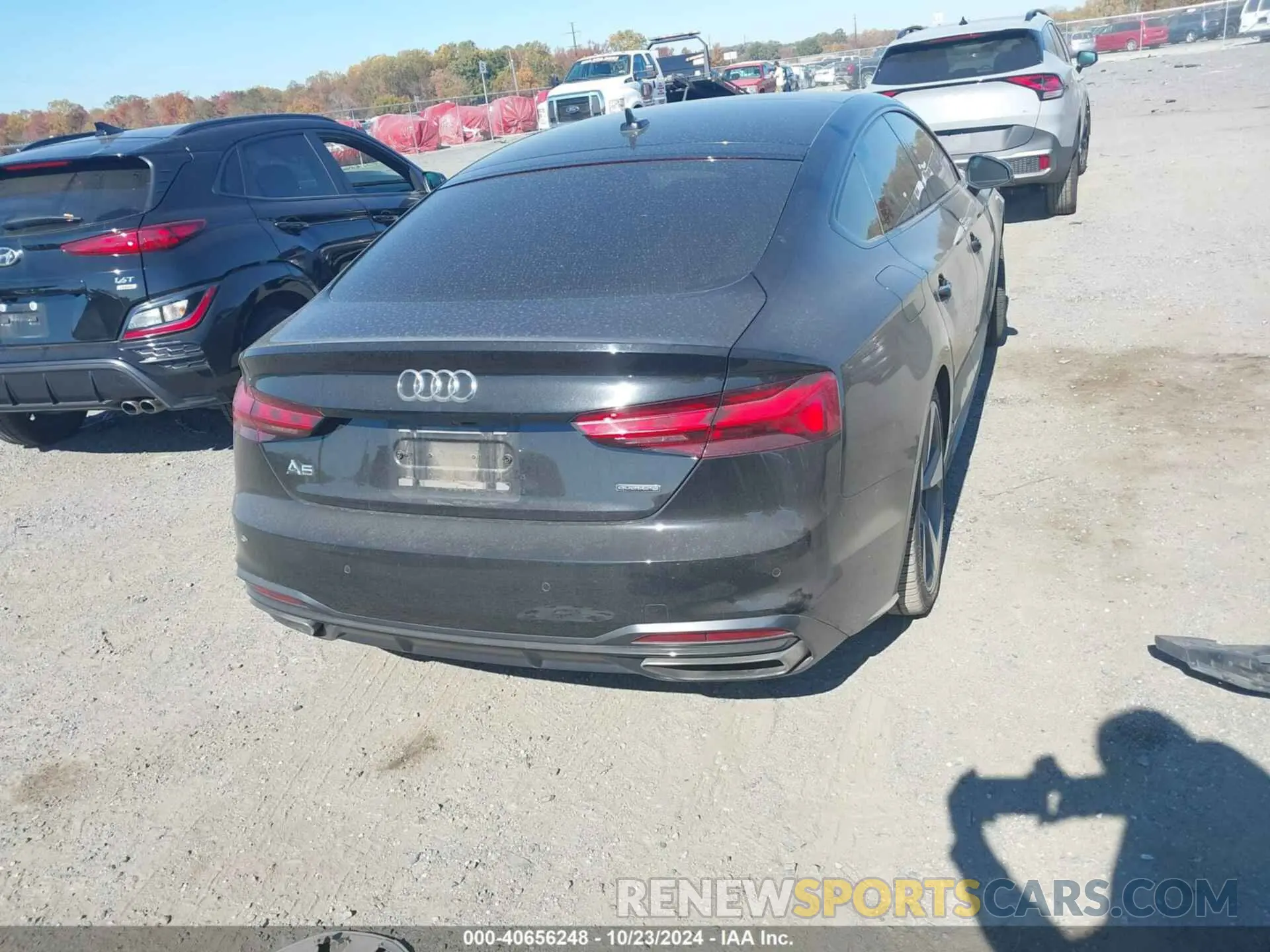 16 fotografías del automóvil dañado WAUCNCF57LA017523 AUDI A5 SPORTBACK 2020