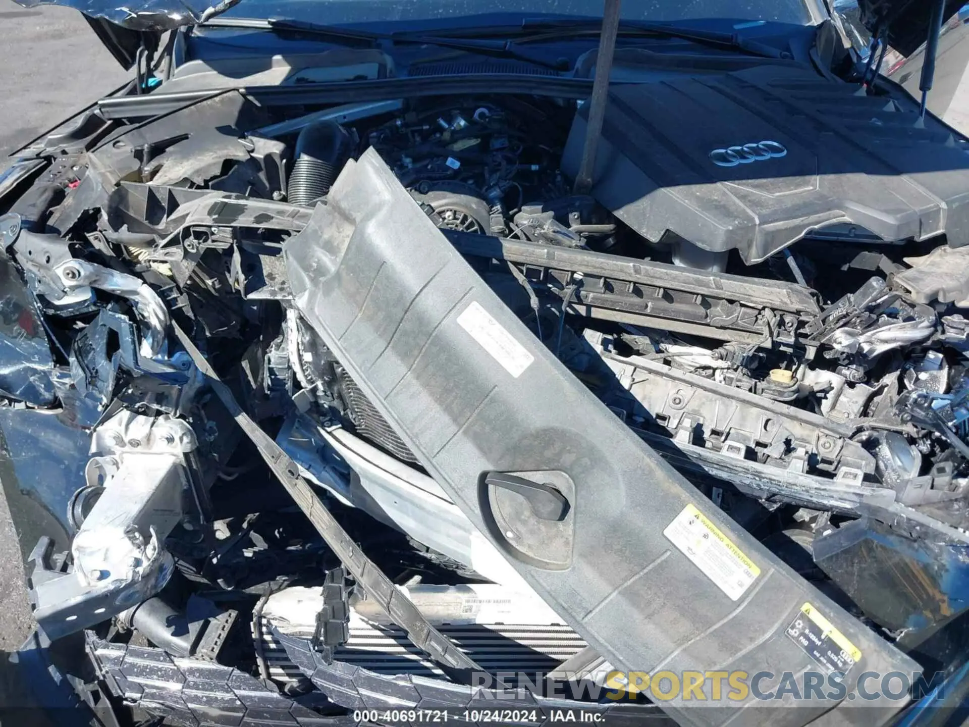 10 fotografías del automóvil dañado WAUABCF52MA026437 AUDI A5 SPORTBACK 2021