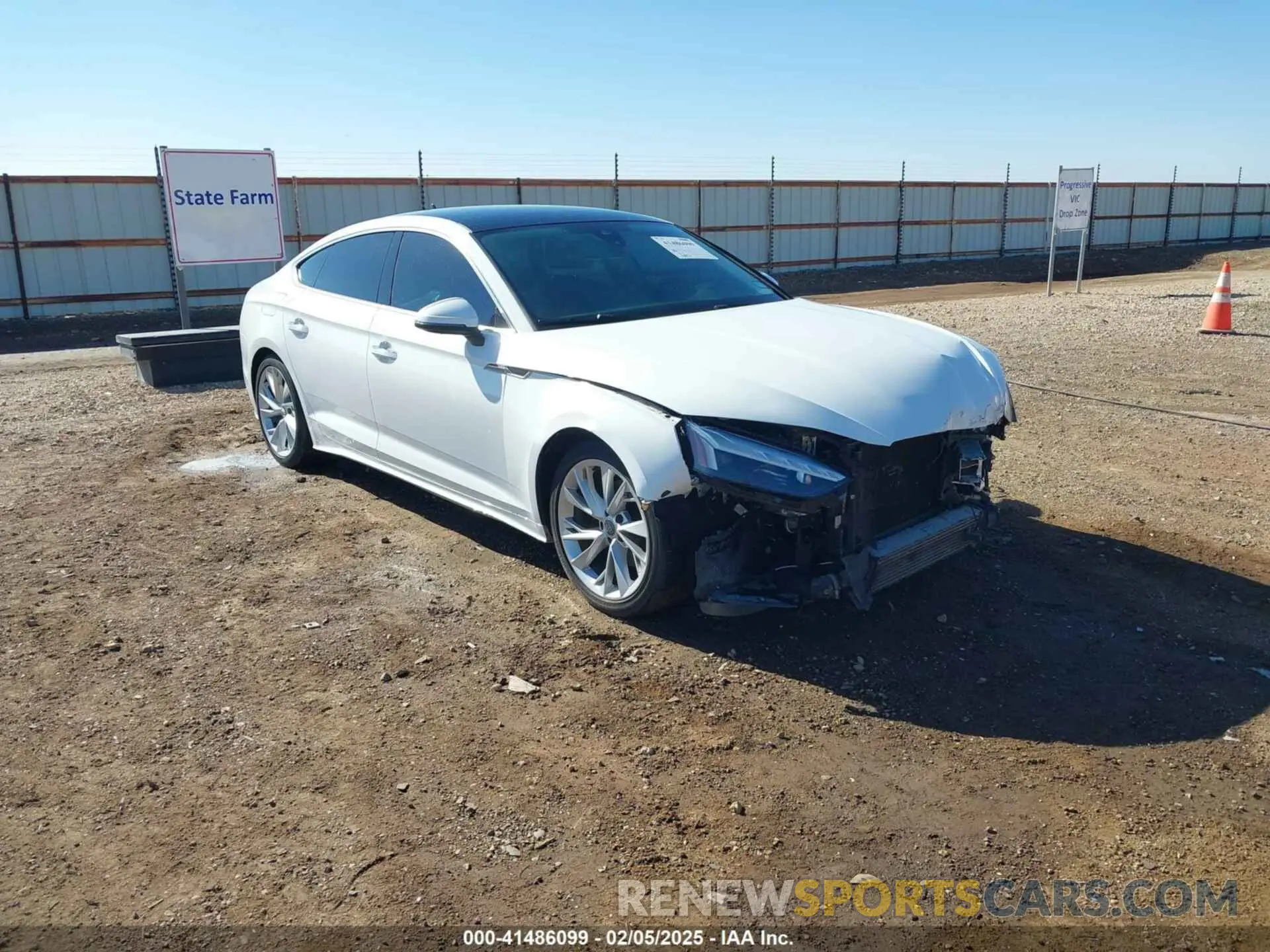 1 fotografías del automóvil dañado WAUCBCF56MA020486 AUDI A5 SPORTBACK 2021