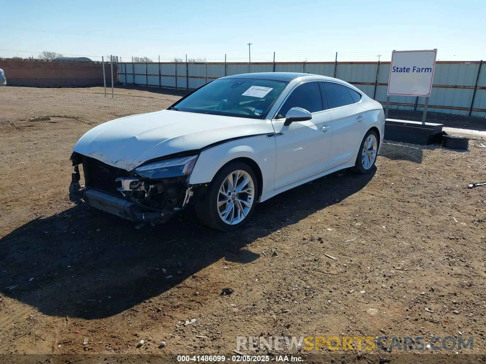 2 fotografías del automóvil dañado WAUCBCF56MA020486 AUDI A5 SPORTBACK 2021