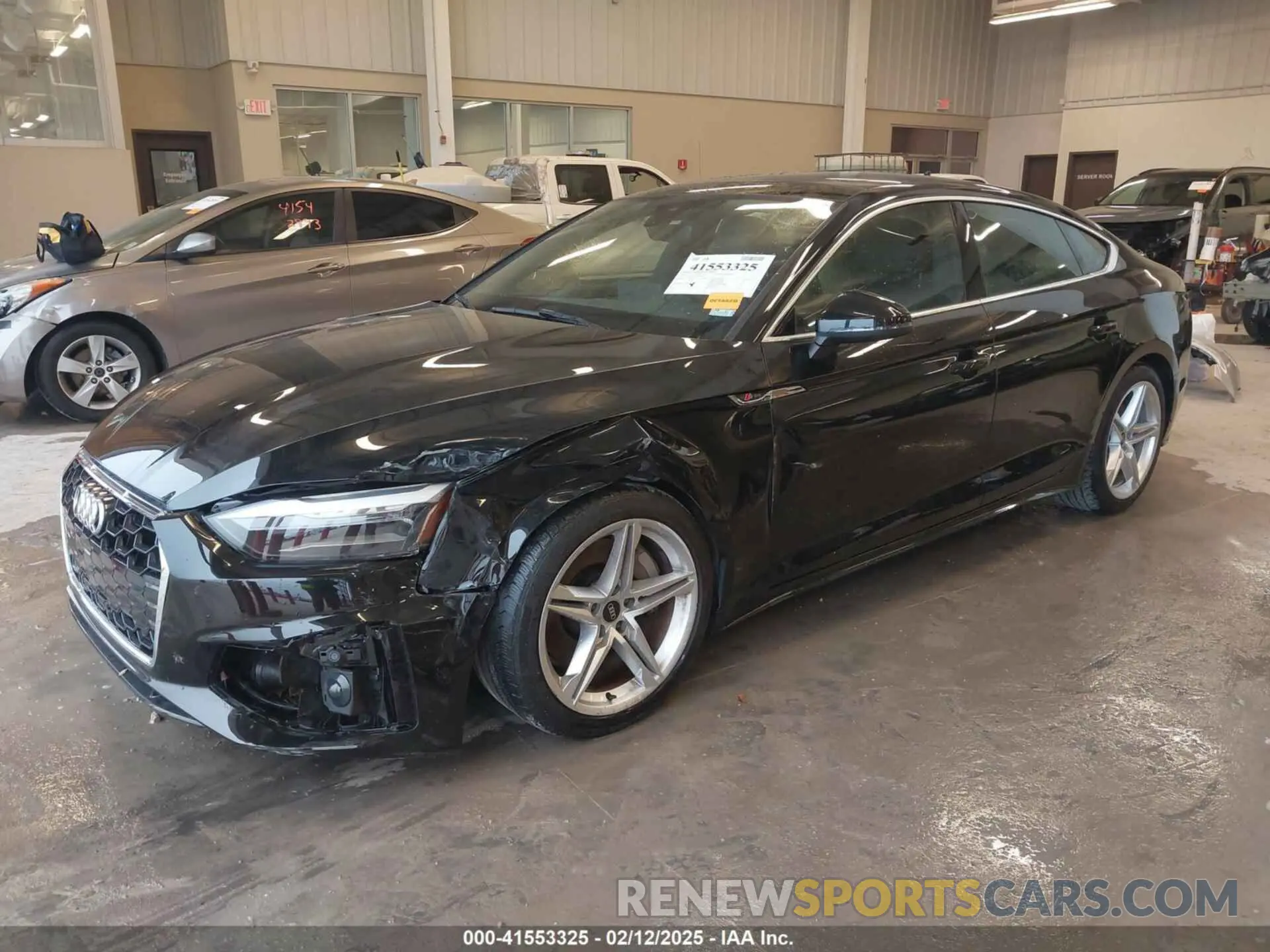 2 fotografías del automóvil dañado WAUDACF52MA030374 AUDI A5 SPORTBACK 2021