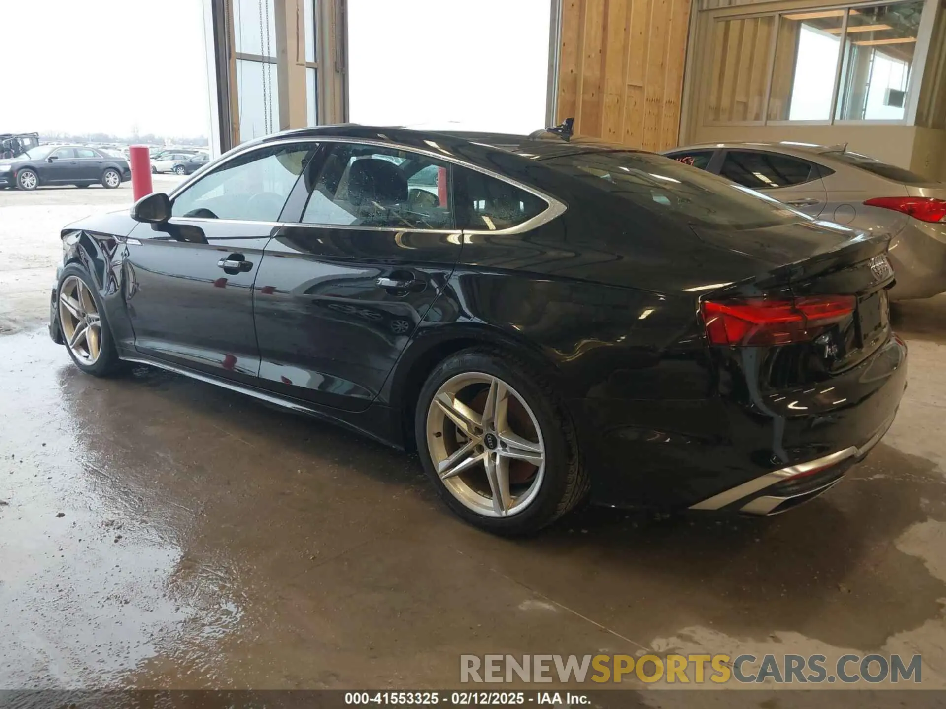 3 fotografías del automóvil dañado WAUDACF52MA030374 AUDI A5 SPORTBACK 2021