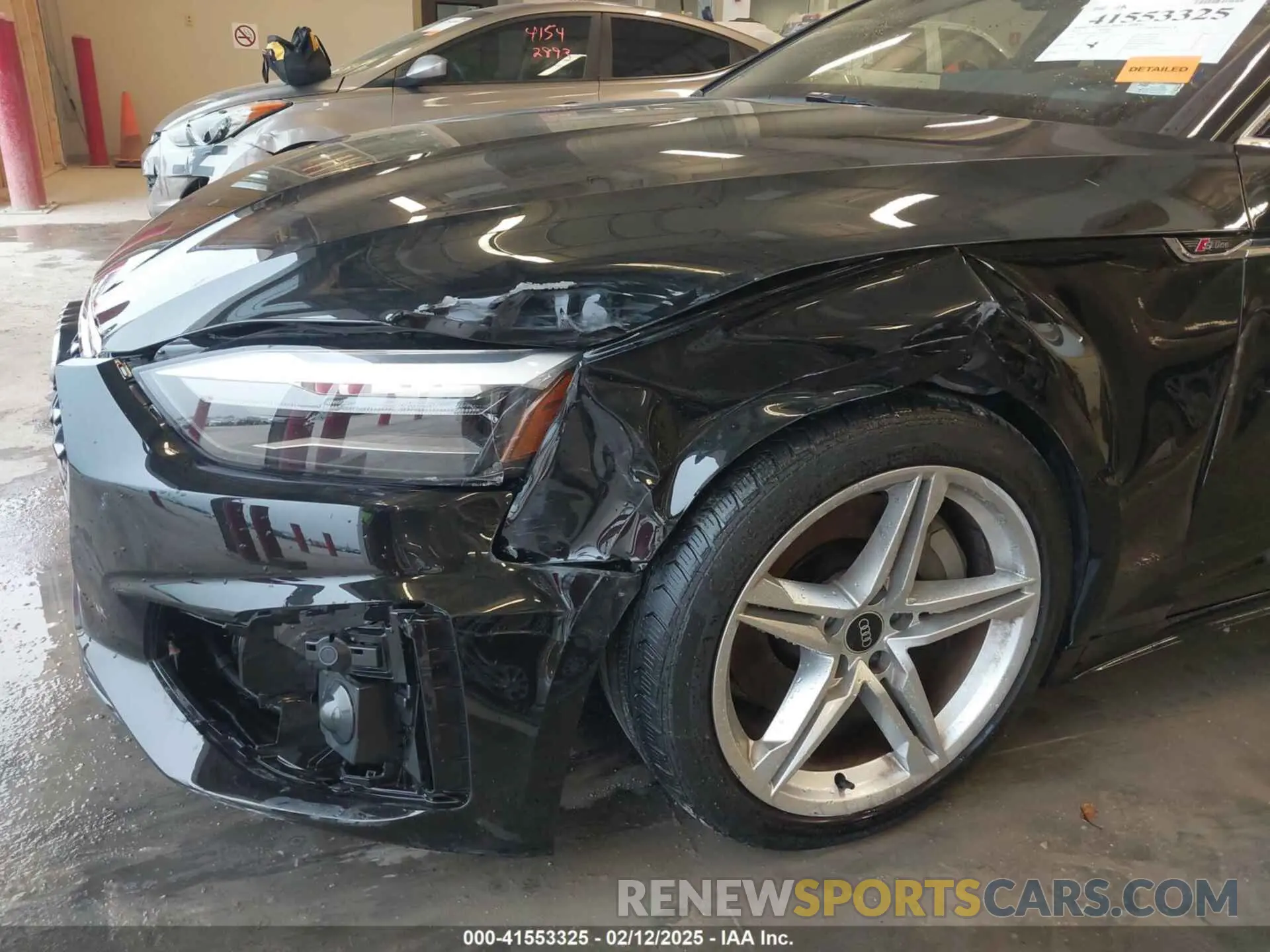 6 fotografías del automóvil dañado WAUDACF52MA030374 AUDI A5 SPORTBACK 2021