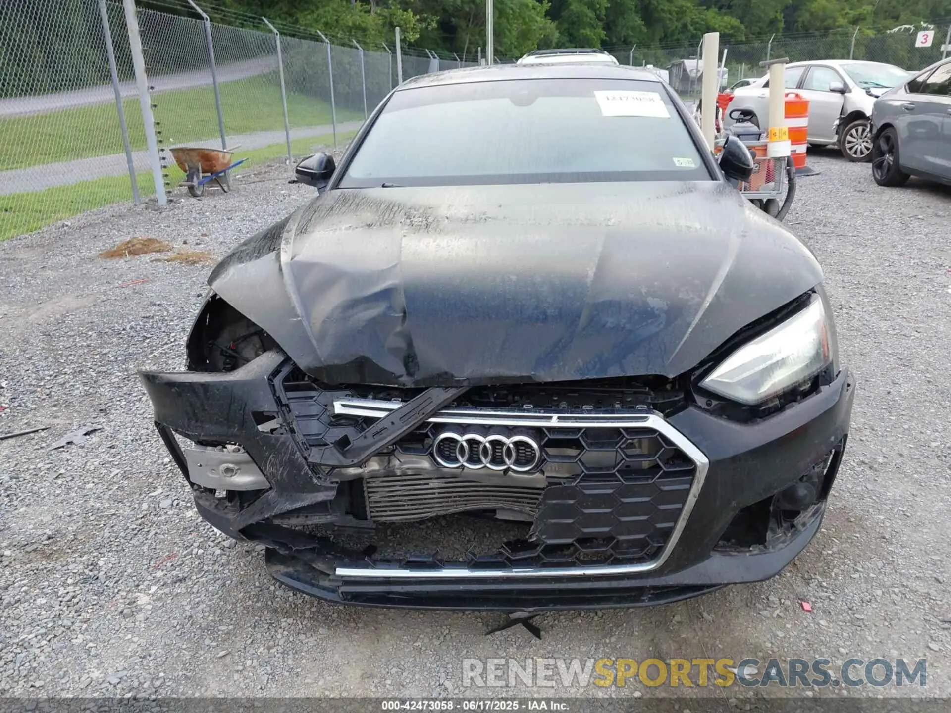 12 fotografías del automóvil dañado WAUDACF53MA059334 AUDI A5 SPORTBACK 2021