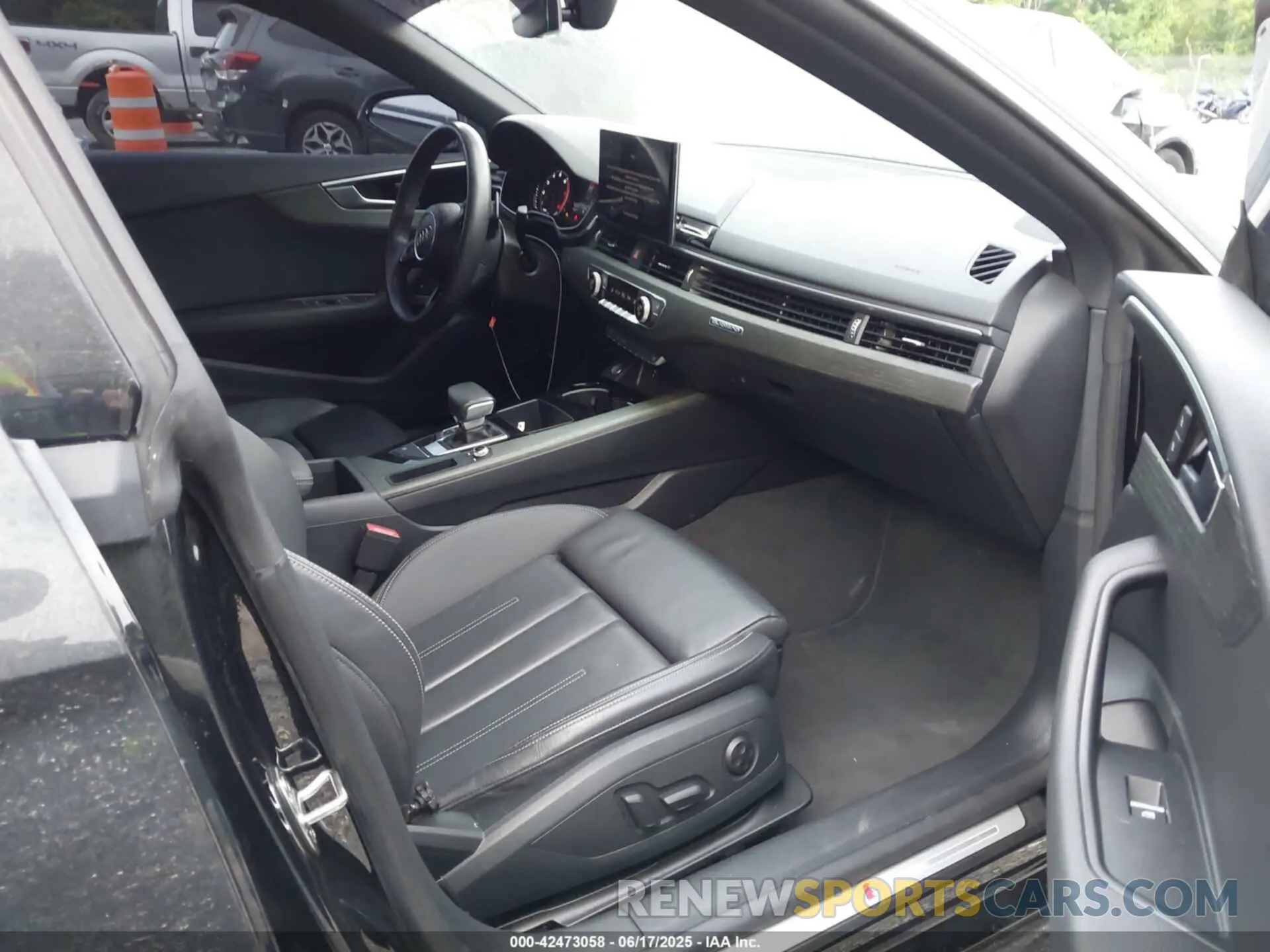 5 fotografías del automóvil dañado WAUDACF53MA059334 AUDI A5 SPORTBACK 2021