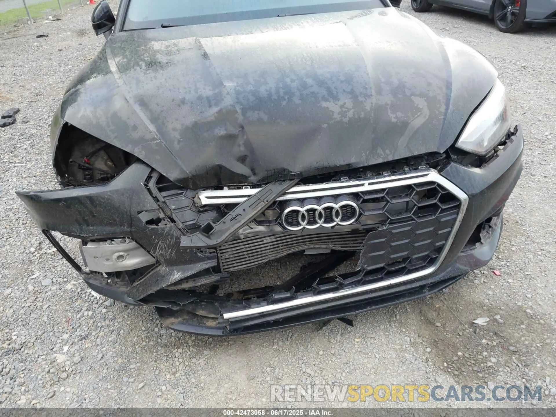6 fotografías del automóvil dañado WAUDACF53MA059334 AUDI A5 SPORTBACK 2021