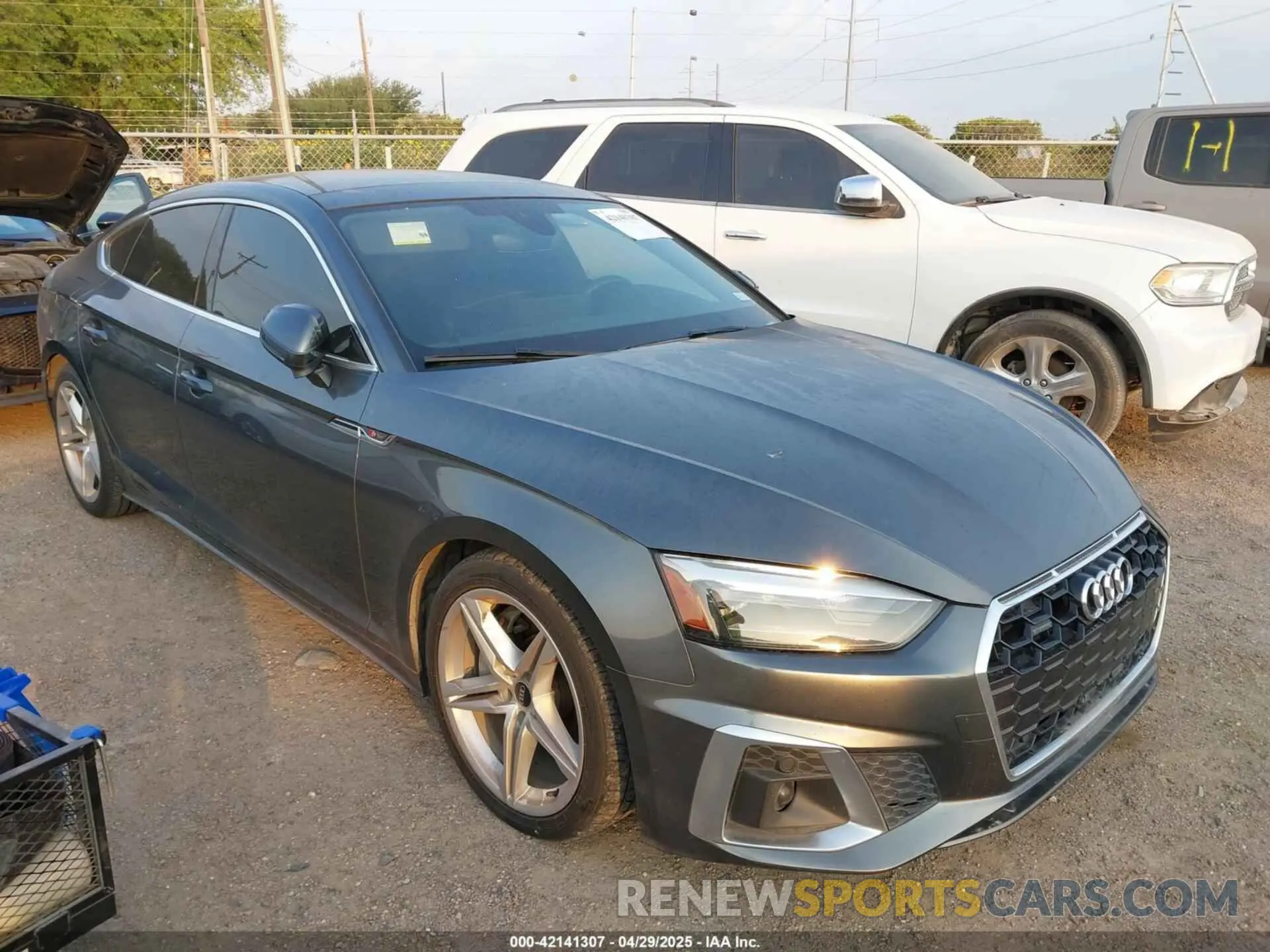 1 fotografías del automóvil dañado WAUDACF54MA057382 AUDI A5 SPORTBACK 2021