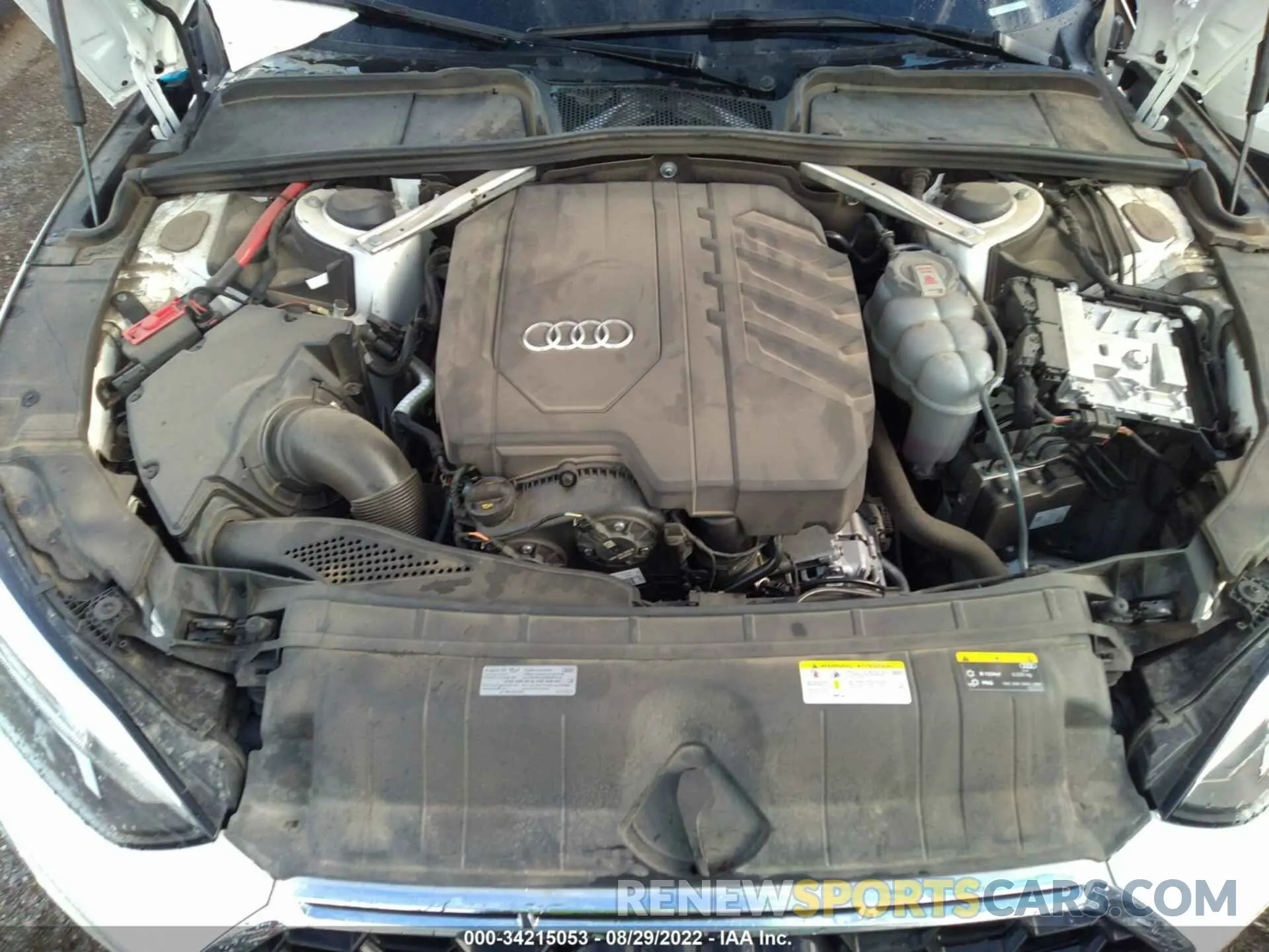 10 fotografías del automóvil dañado WAUDACF55MA013004 AUDI A5 SPORTBACK 2021