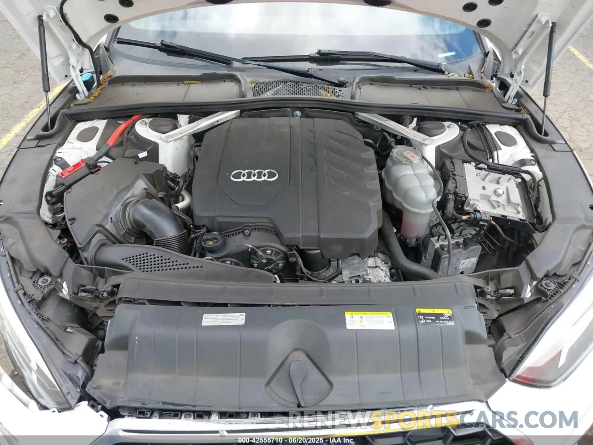 10 fotografías del automóvil dañado WAUDACF55MA020955 AUDI A5 SPORTBACK 2021