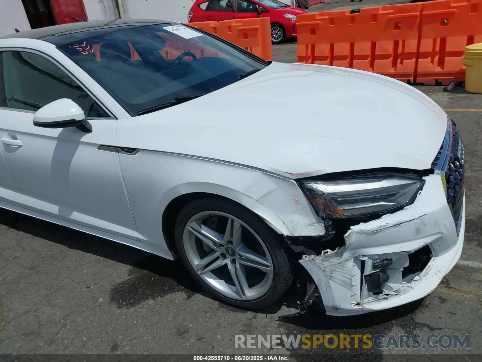 6 fotografías del automóvil dañado WAUDACF55MA020955 AUDI A5 SPORTBACK 2021