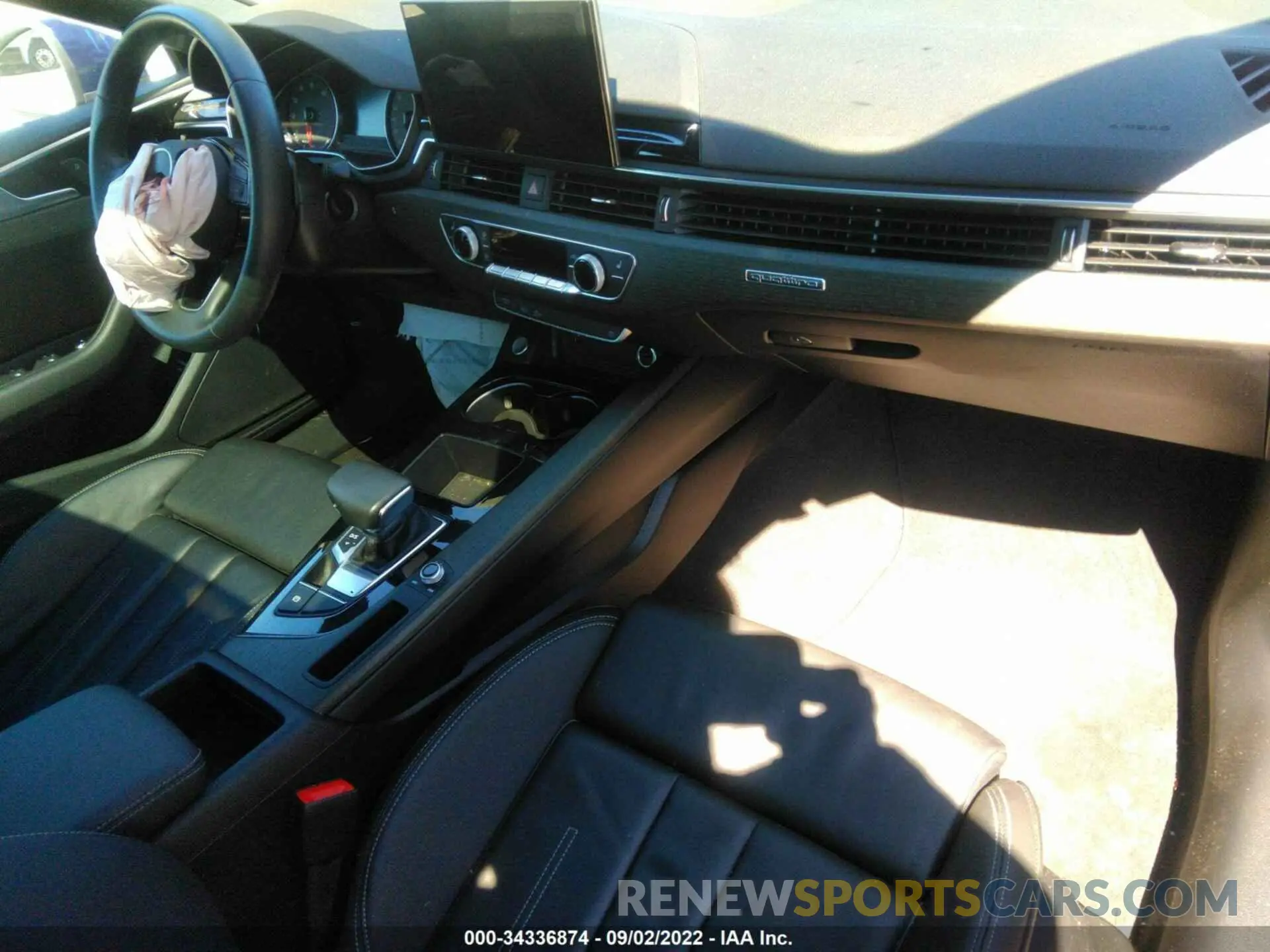 5 fotografías del automóvil dañado WAUDACF59MA044479 AUDI A5 SPORTBACK 2021