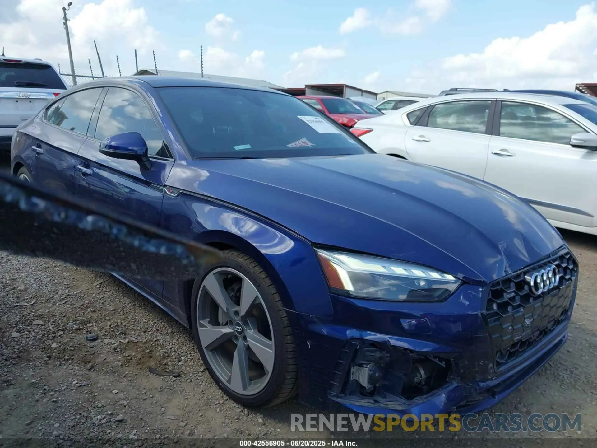 1 fotografías del automóvil dañado WAUEACF53MA003365 AUDI A5 SPORTBACK 2021