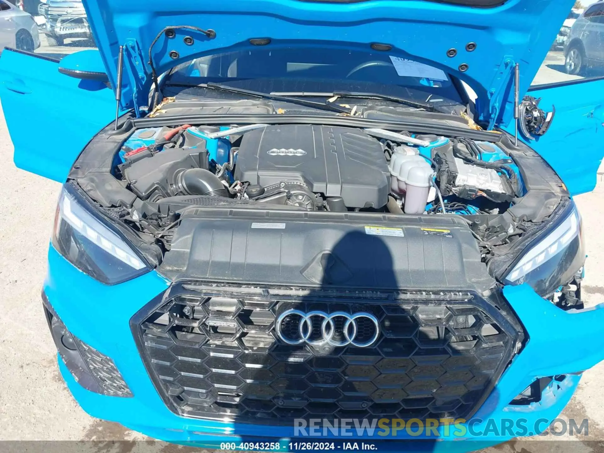 10 fotografías del automóvil dañado WAUFACF51MA042587 AUDI A5 SPORTBACK 2021
