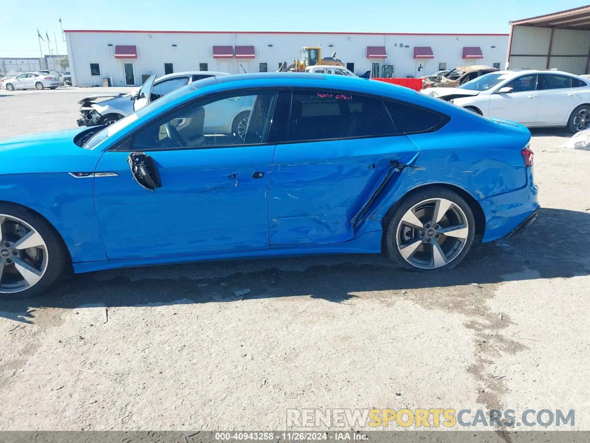 6 fotografías del automóvil dañado WAUFACF51MA042587 AUDI A5 SPORTBACK 2021