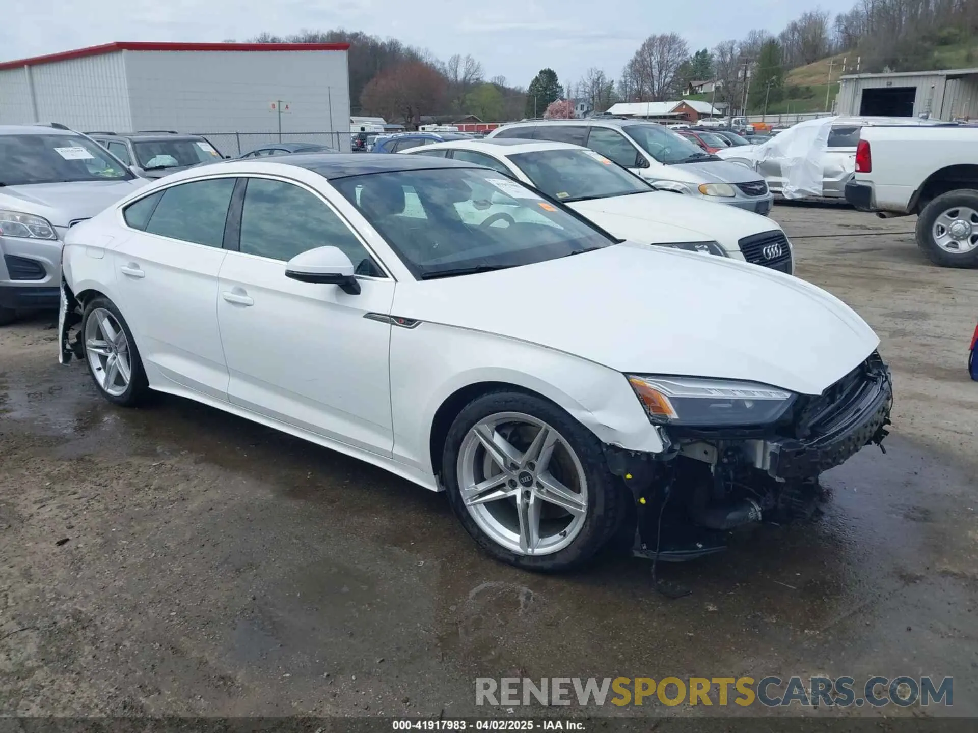 1 fotografías del automóvil dañado WAUFACF52MA032229 AUDI A5 SPORTBACK 2021