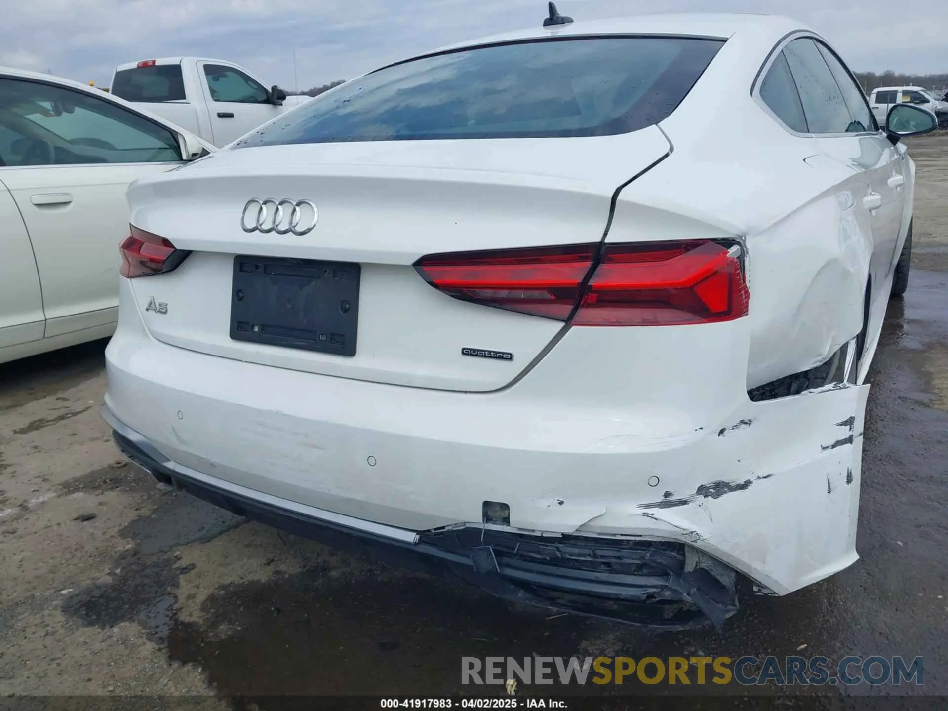 18 fotografías del automóvil dañado WAUFACF52MA032229 AUDI A5 SPORTBACK 2021