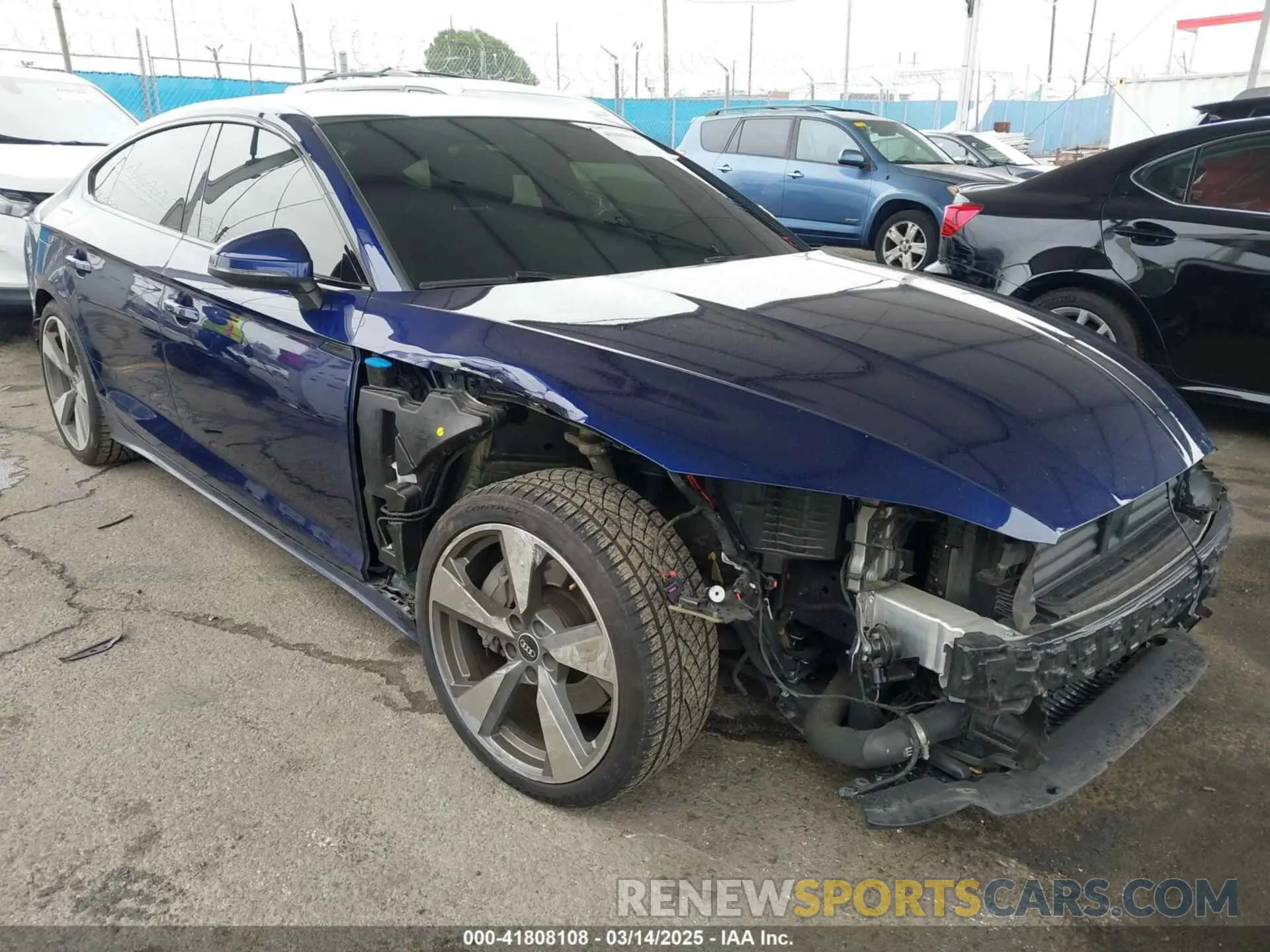 1 fotografías del automóvil dañado WAUFACF52MA062945 AUDI A5 SPORTBACK 2021