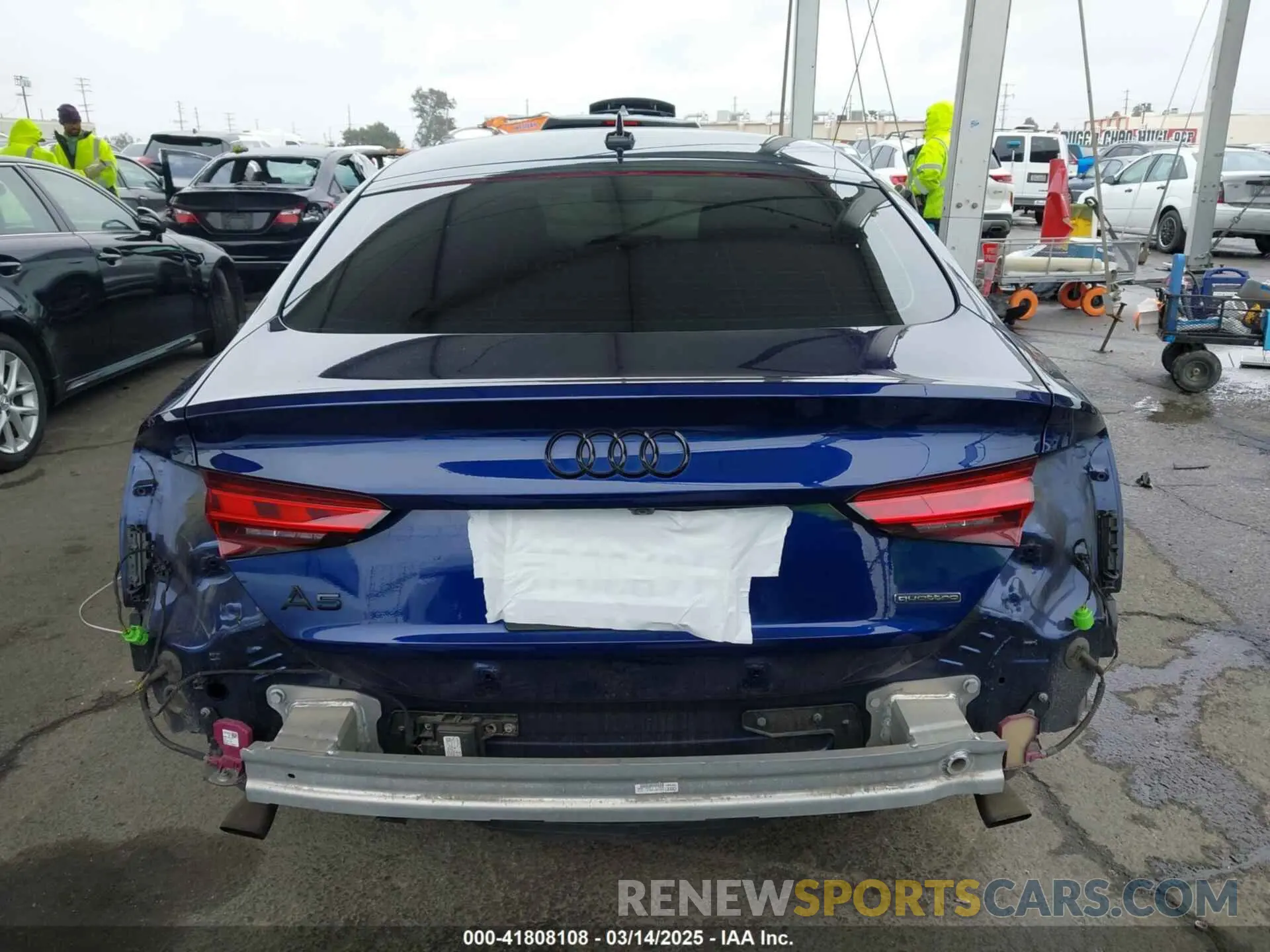17 fotografías del automóvil dañado WAUFACF52MA062945 AUDI A5 SPORTBACK 2021