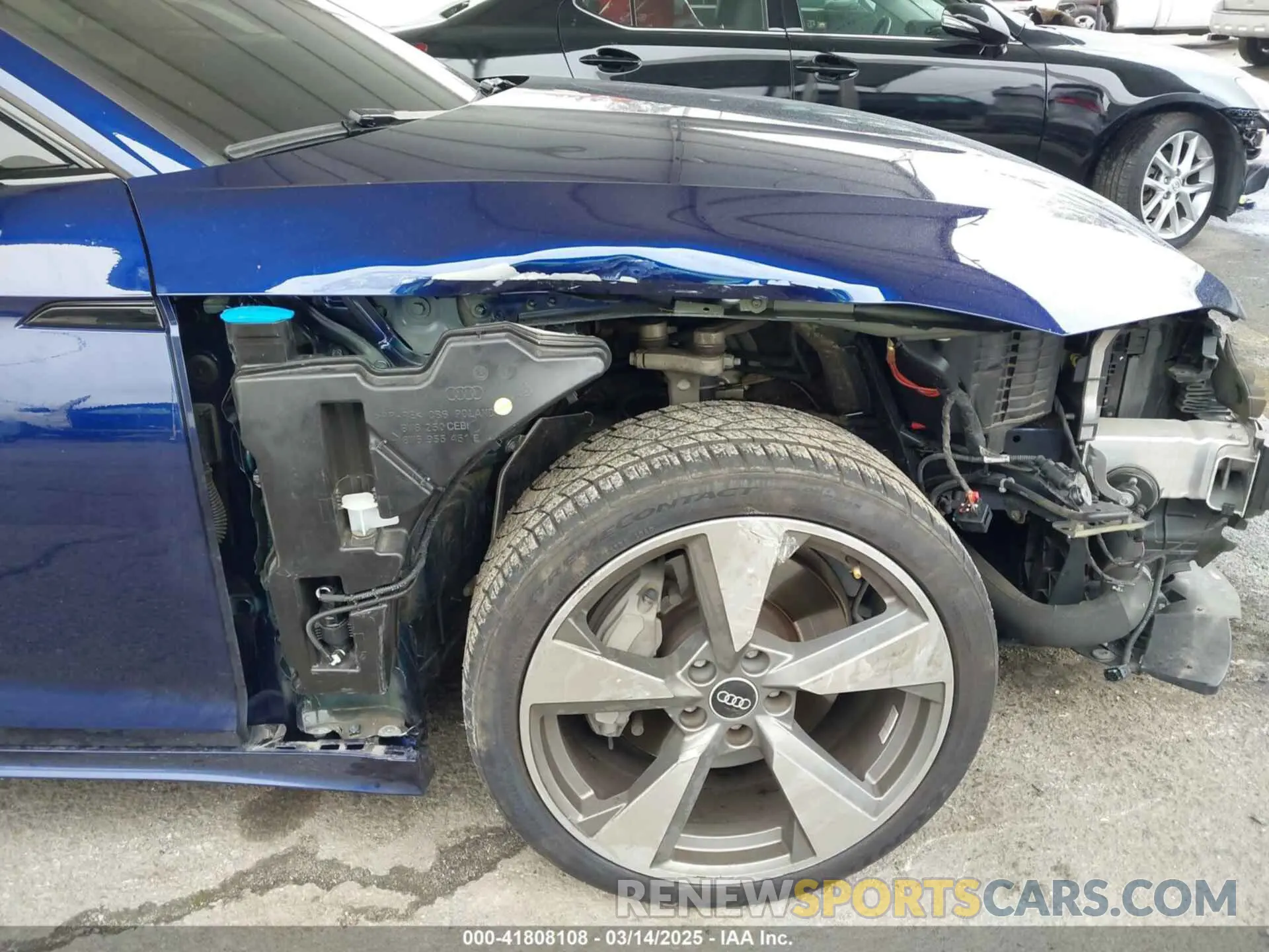 19 fotografías del automóvil dañado WAUFACF52MA062945 AUDI A5 SPORTBACK 2021