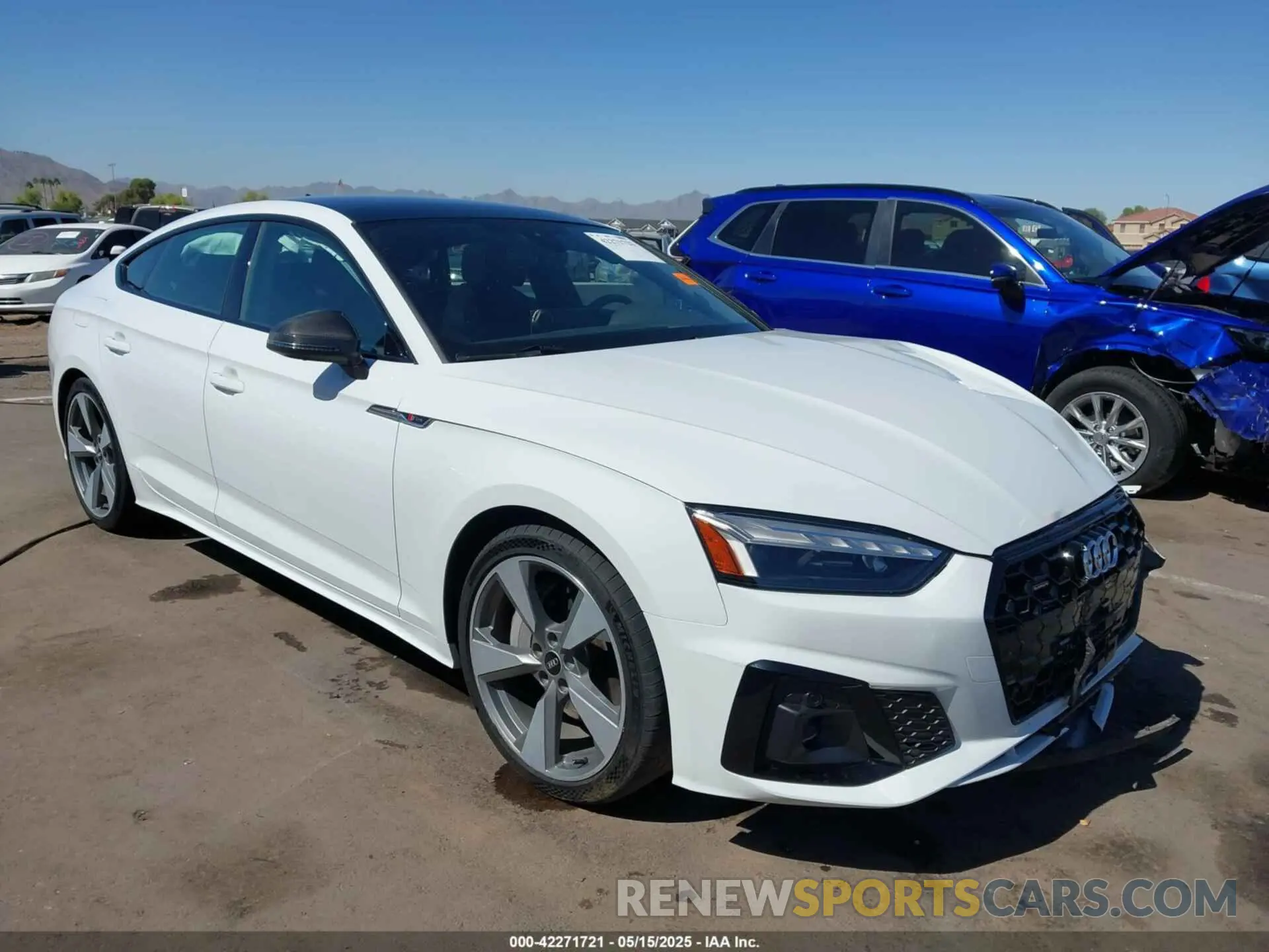 1 fotografías del automóvil dañado WAUFACF57MA050550 AUDI A5 SPORTBACK 2021