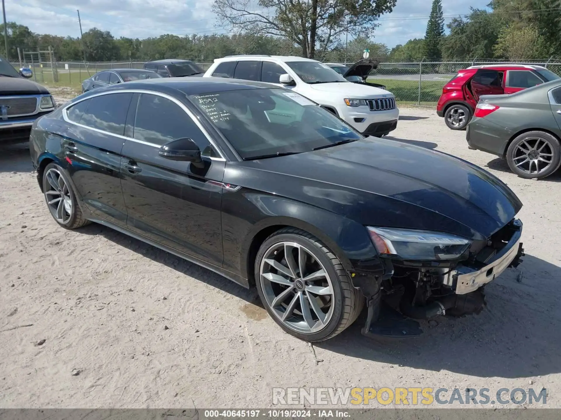 1 fotografías del automóvil dañado WAUFACF5XMA050302 AUDI A5 SPORTBACK 2021