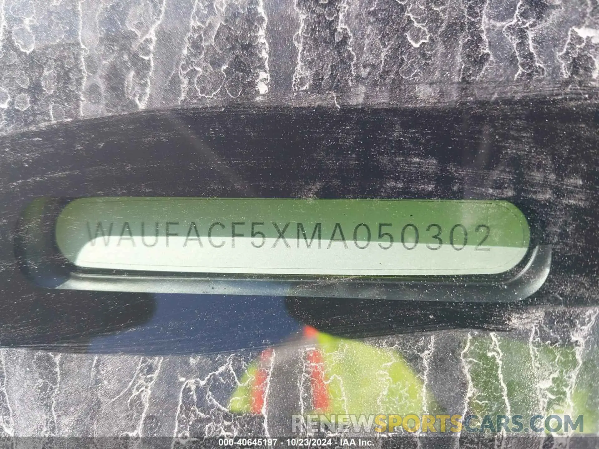 9 fotografías del automóvil dañado WAUFACF5XMA050302 AUDI A5 SPORTBACK 2021
