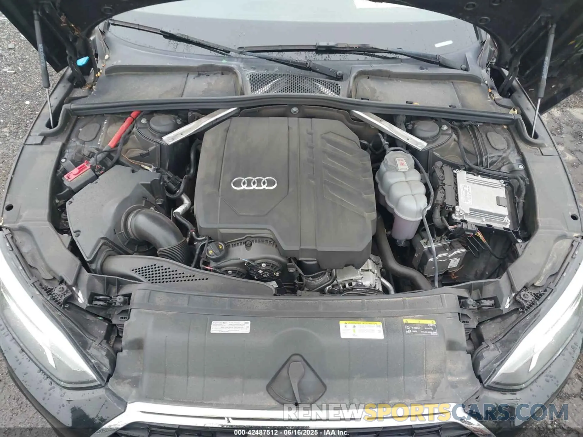 10 fotografías del automóvil dañado WAUABCF55NA006068 AUDI A5 SPORTBACK 2022
