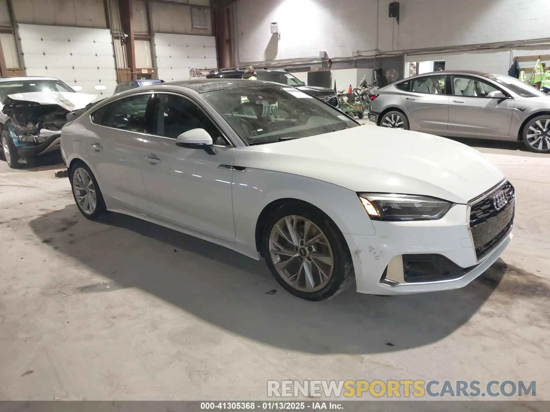 1 fotografías del automóvil dañado WAUABCF57NA034633 AUDI A5 SPORTBACK 2022