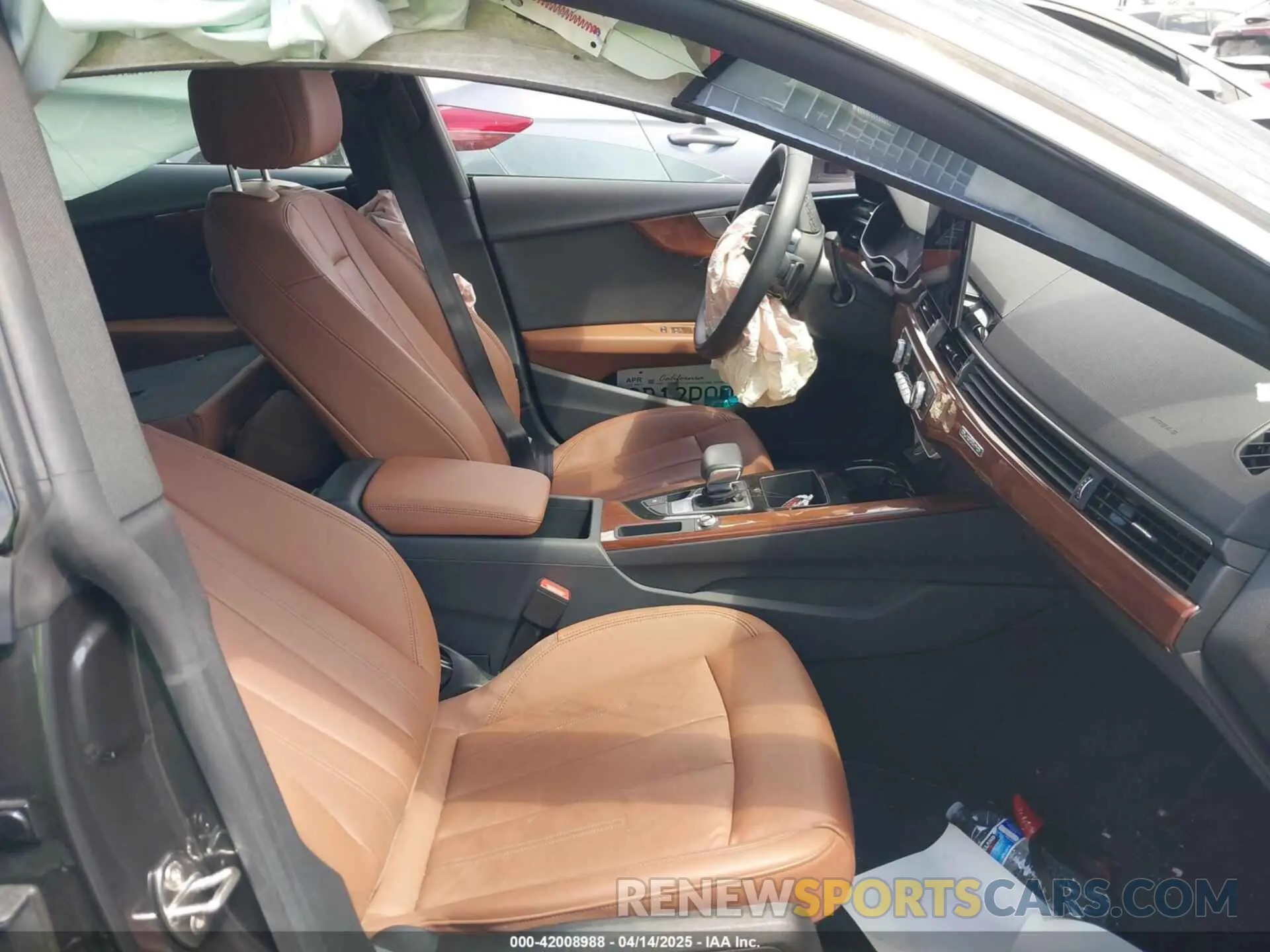 5 fotografías del automóvil dañado WAUABCF59NA009989 AUDI A5 SPORTBACK 2022