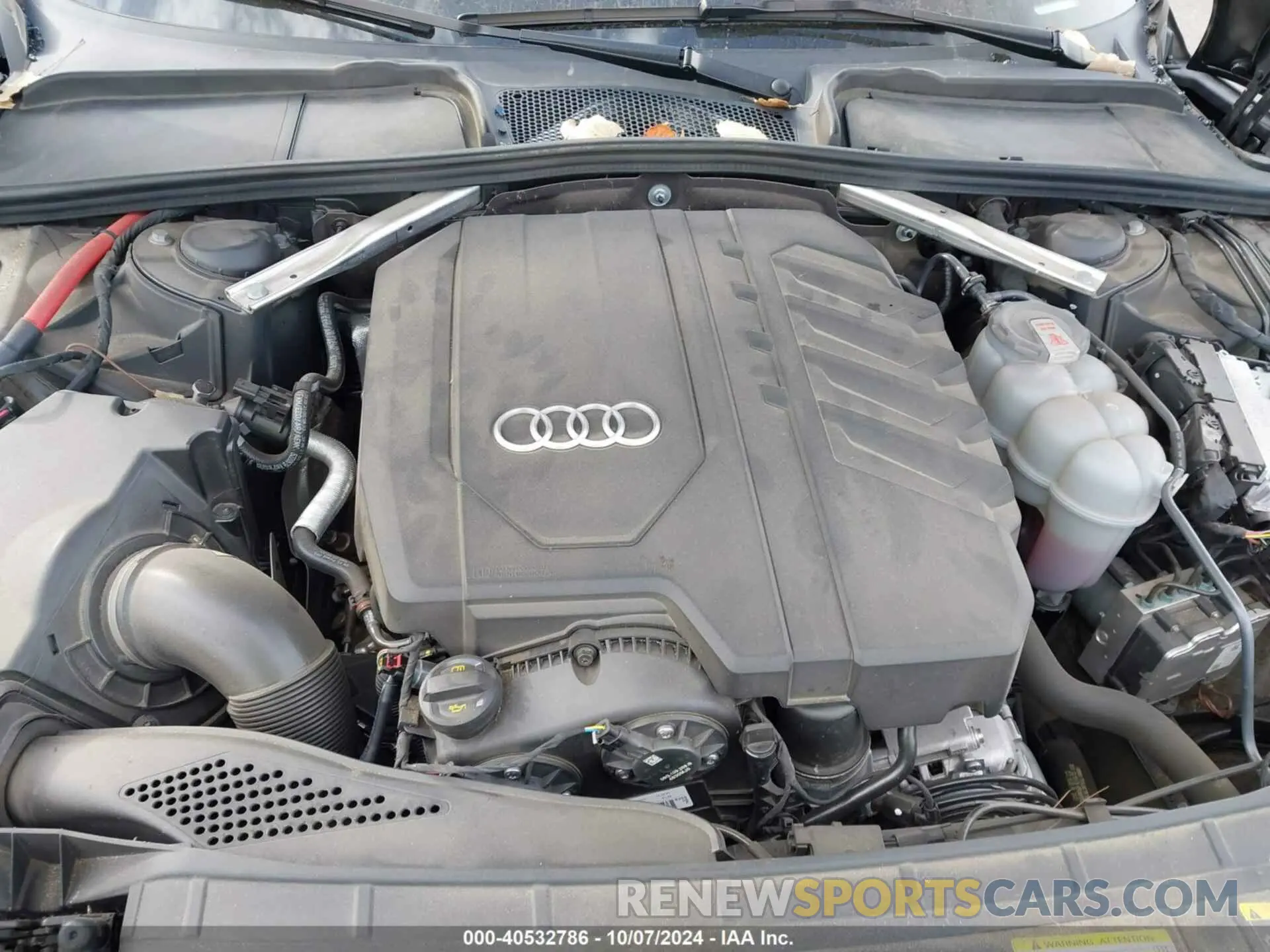 10 fotografías del automóvil dañado WAUDACF57NA010171 AUDI A5 SPORTBACK 2022