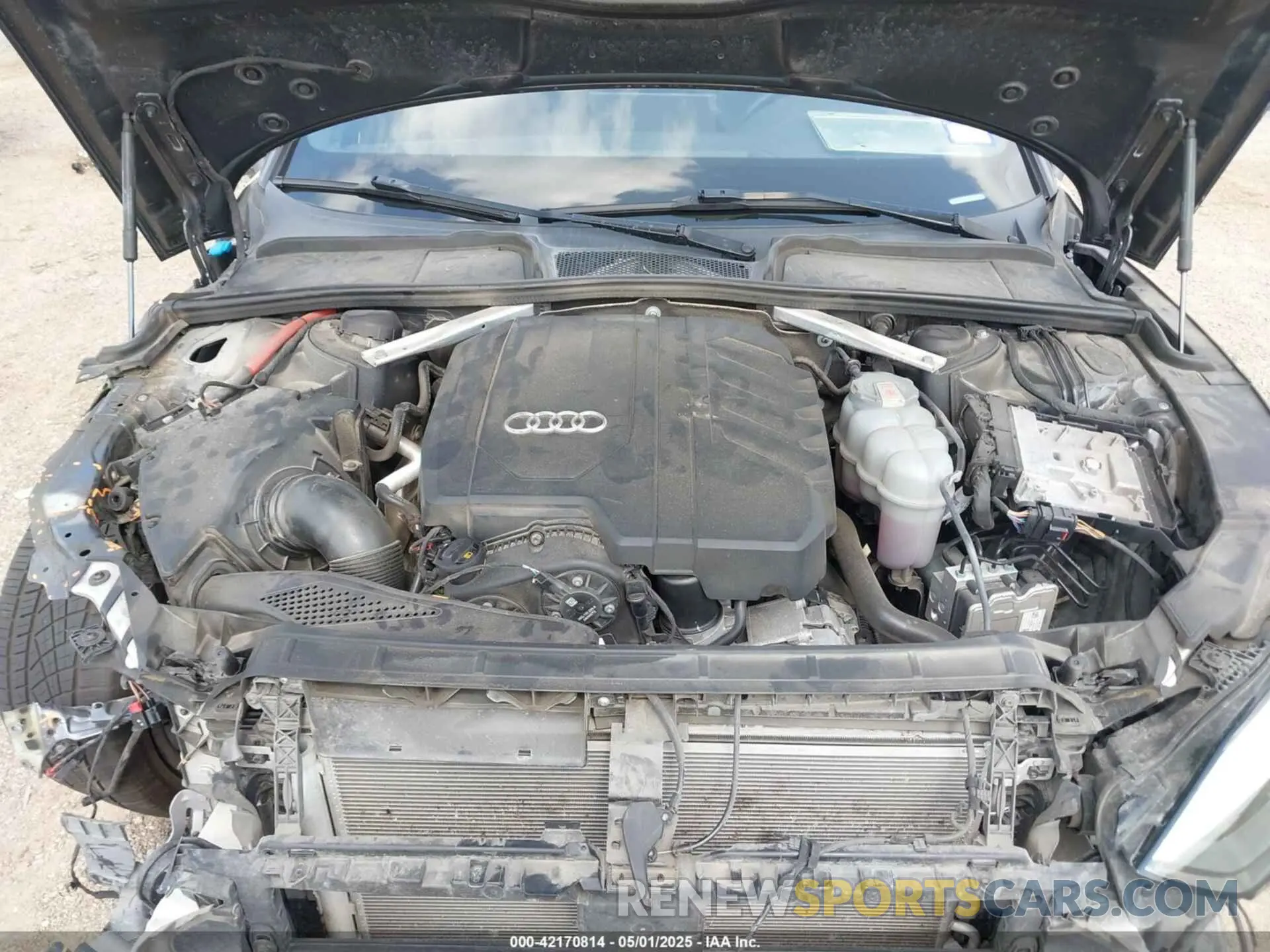 10 fotografías del automóvil dañado WAUFACF56NA017217 AUDI A5 SPORTBACK 2022