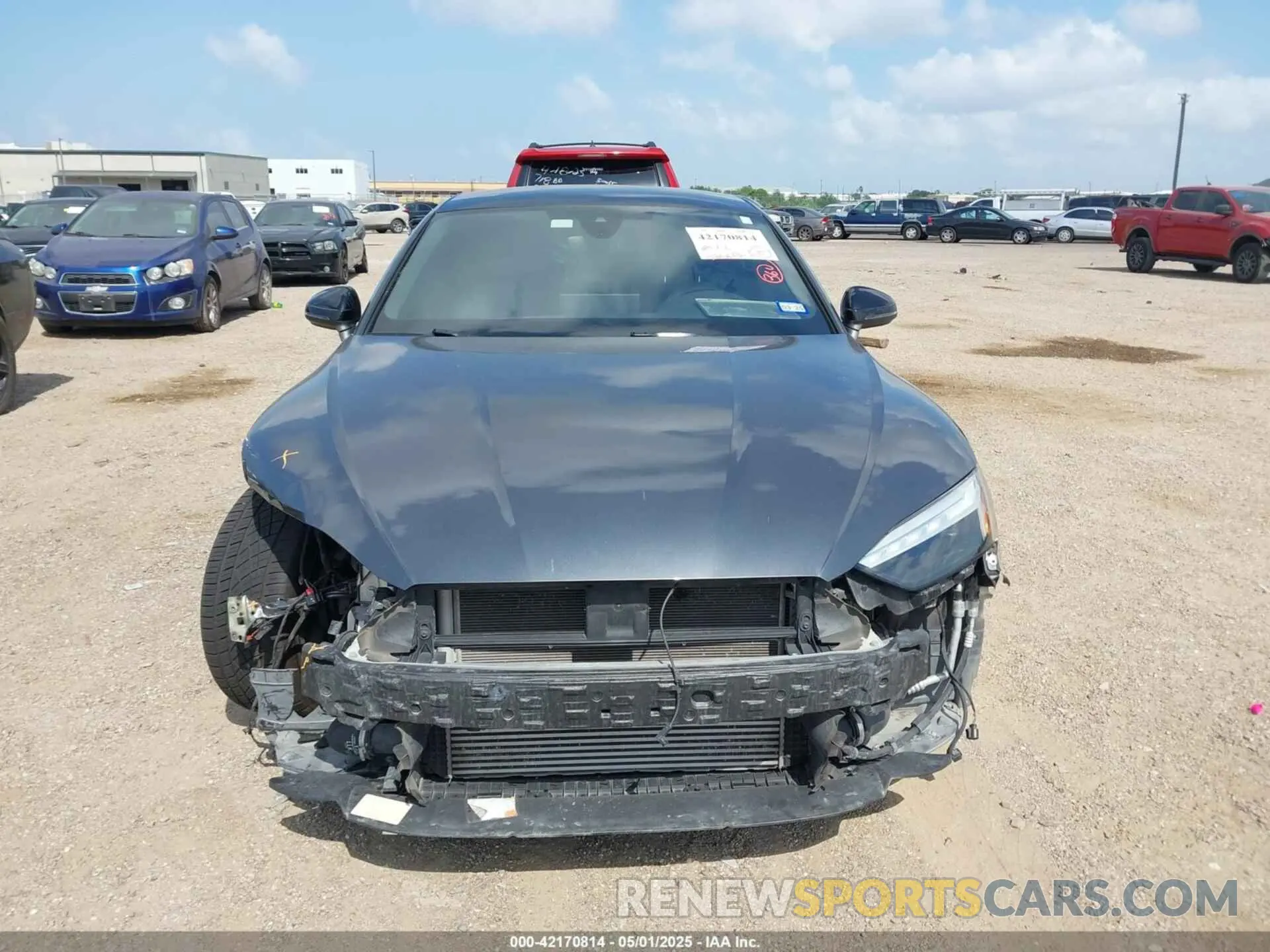 13 fotografías del automóvil dañado WAUFACF56NA017217 AUDI A5 SPORTBACK 2022