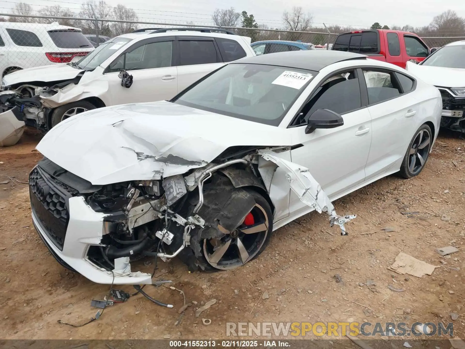 2 fotografías del automóvil dañado WAUFACF5XNA039687 AUDI A5 SPORTBACK 2022