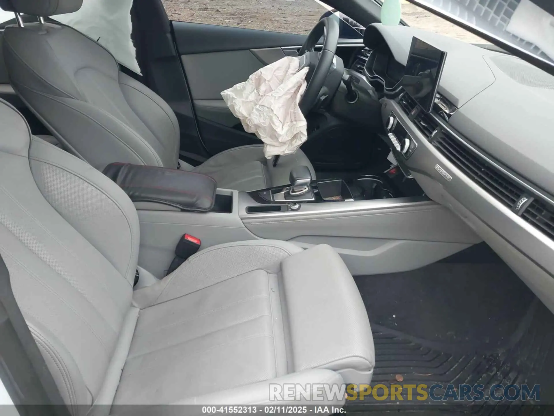 5 fotografías del automóvil dañado WAUFACF5XNA039687 AUDI A5 SPORTBACK 2022