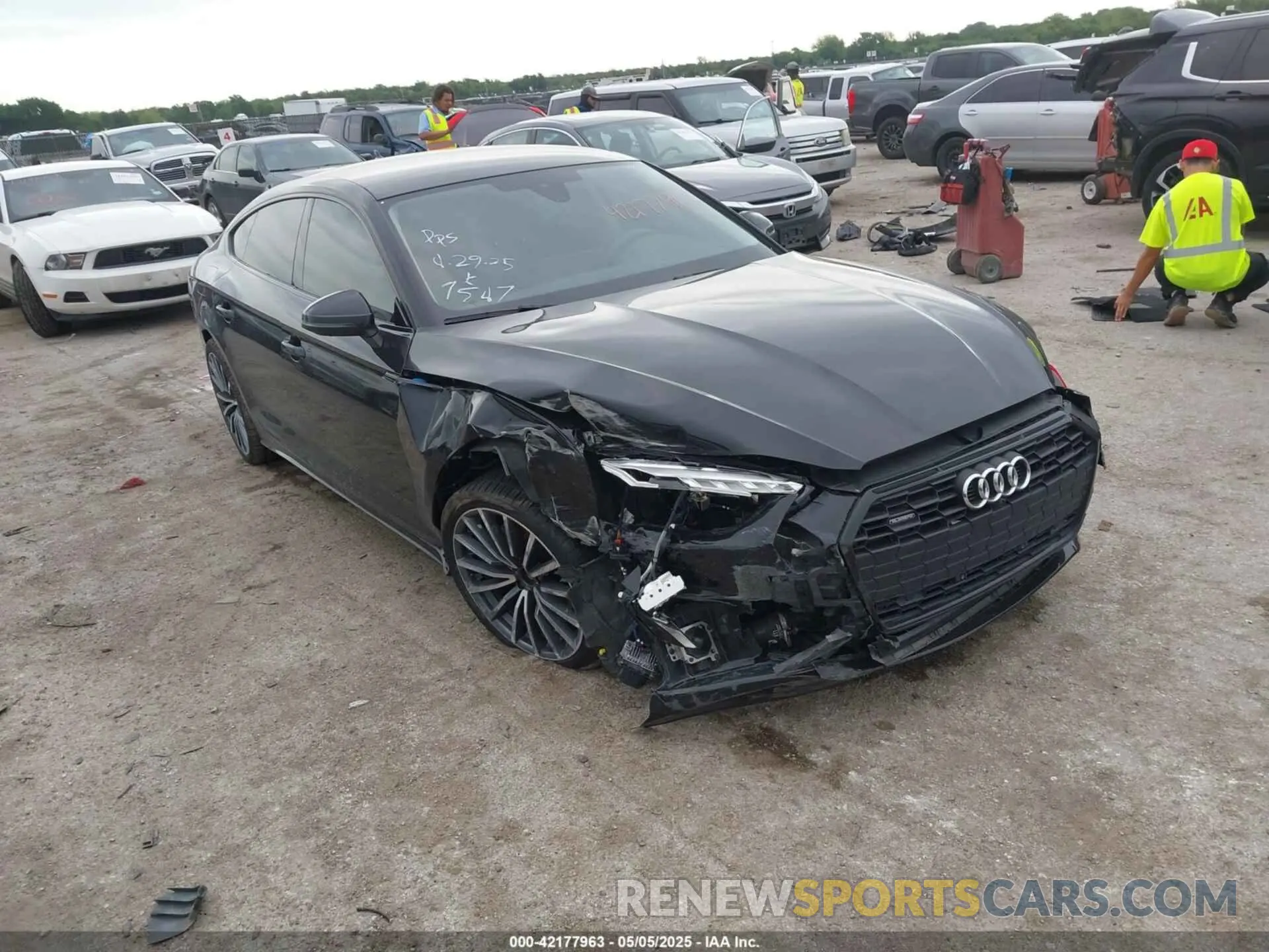 1 fotografías del automóvil dañado WAUCBCF57PA027547 AUDI A5 SPORTBACK 2023