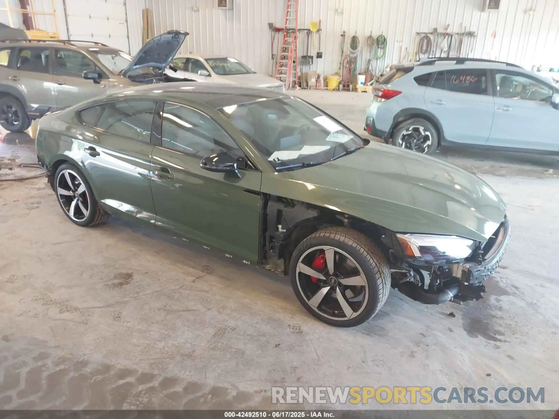 1 fotografías del automóvil dañado WAUFACF53PA019266 AUDI A5 SPORTBACK 2023