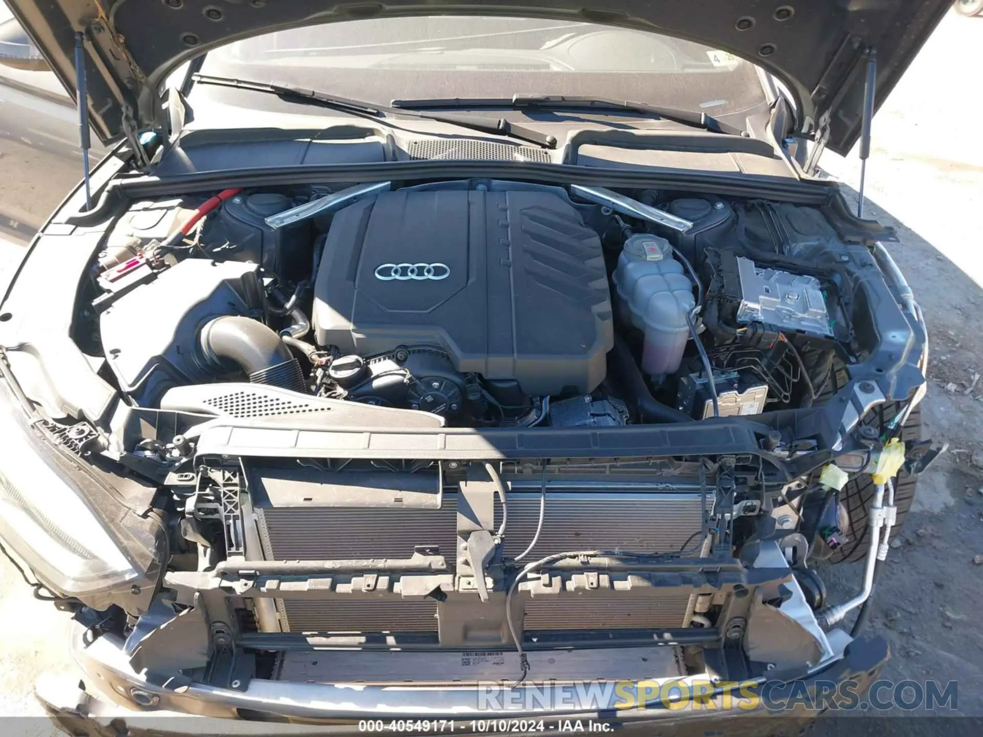 10 fotografías del automóvil dañado WAUFACF54PA016019 AUDI A5 SPORTBACK 2023