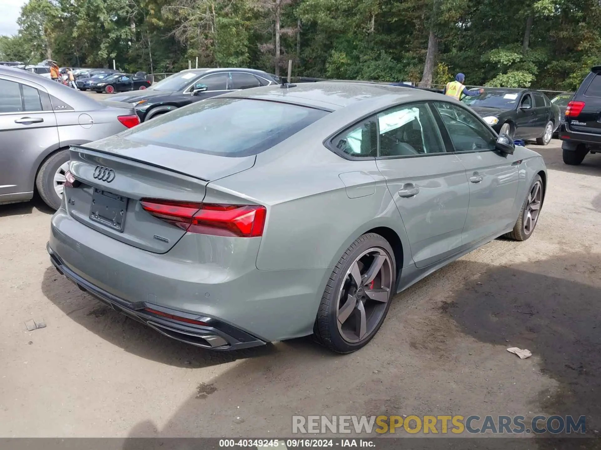4 fotografías del automóvil dañado WAUFACF55PA062670 AUDI A5 SPORTBACK 2023