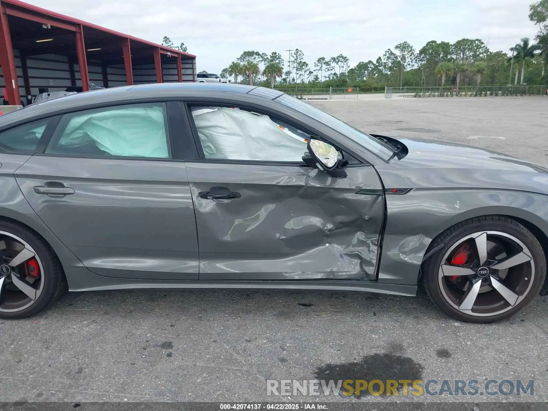 6 fotografías del automóvil dañado WAUFACF56PA038023 AUDI A5 SPORTBACK 2023