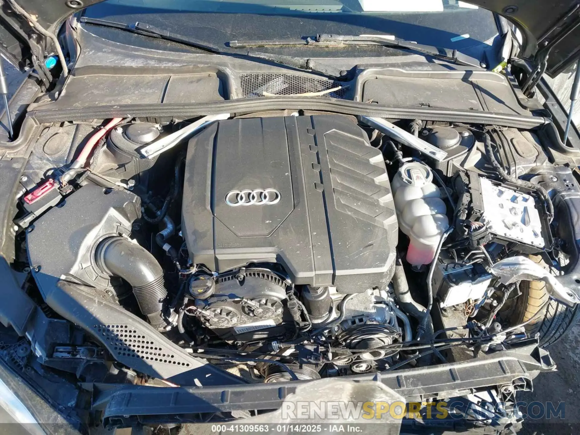 10 fotografías del automóvil dañado WAUFACF58PA055275 AUDI A5 SPORTBACK 2023