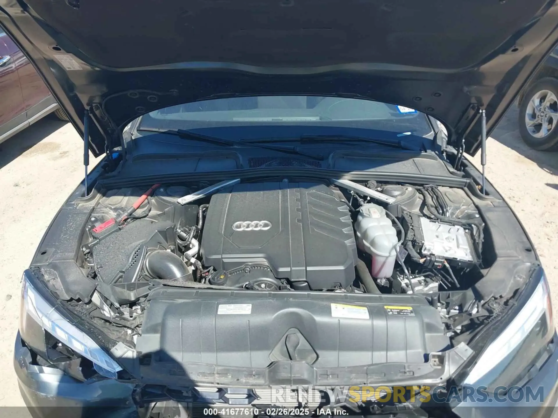 10 fotografías del automóvil dañado WAUFACF52RA059972 AUDI A5 SPORTBACK 2024
