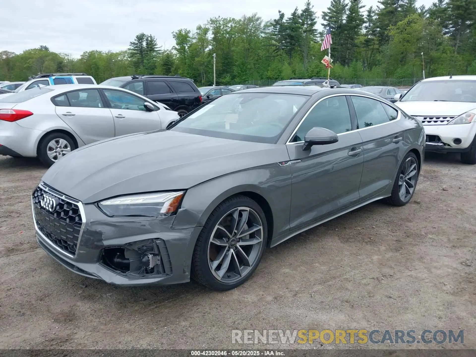 12 fotografías del automóvil dañado WAUFACF52RA132208 AUDI A5 SPORTBACK 2024