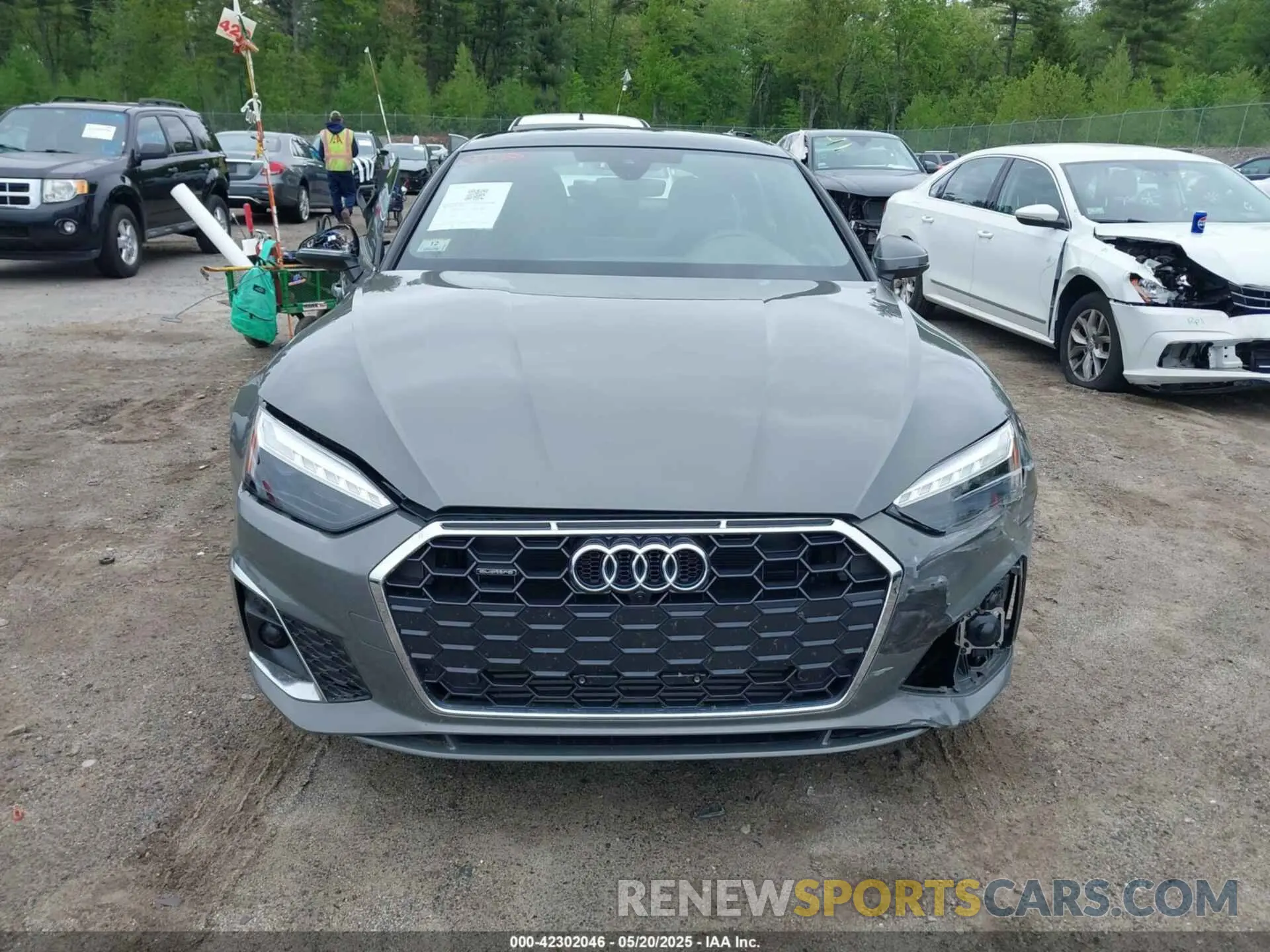 13 fotografías del automóvil dañado WAUFACF52RA132208 AUDI A5 SPORTBACK 2024