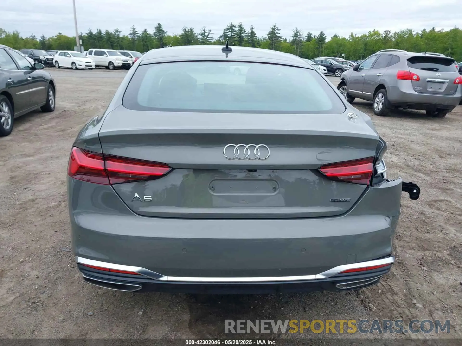 17 fotografías del automóvil dañado WAUFACF52RA132208 AUDI A5 SPORTBACK 2024