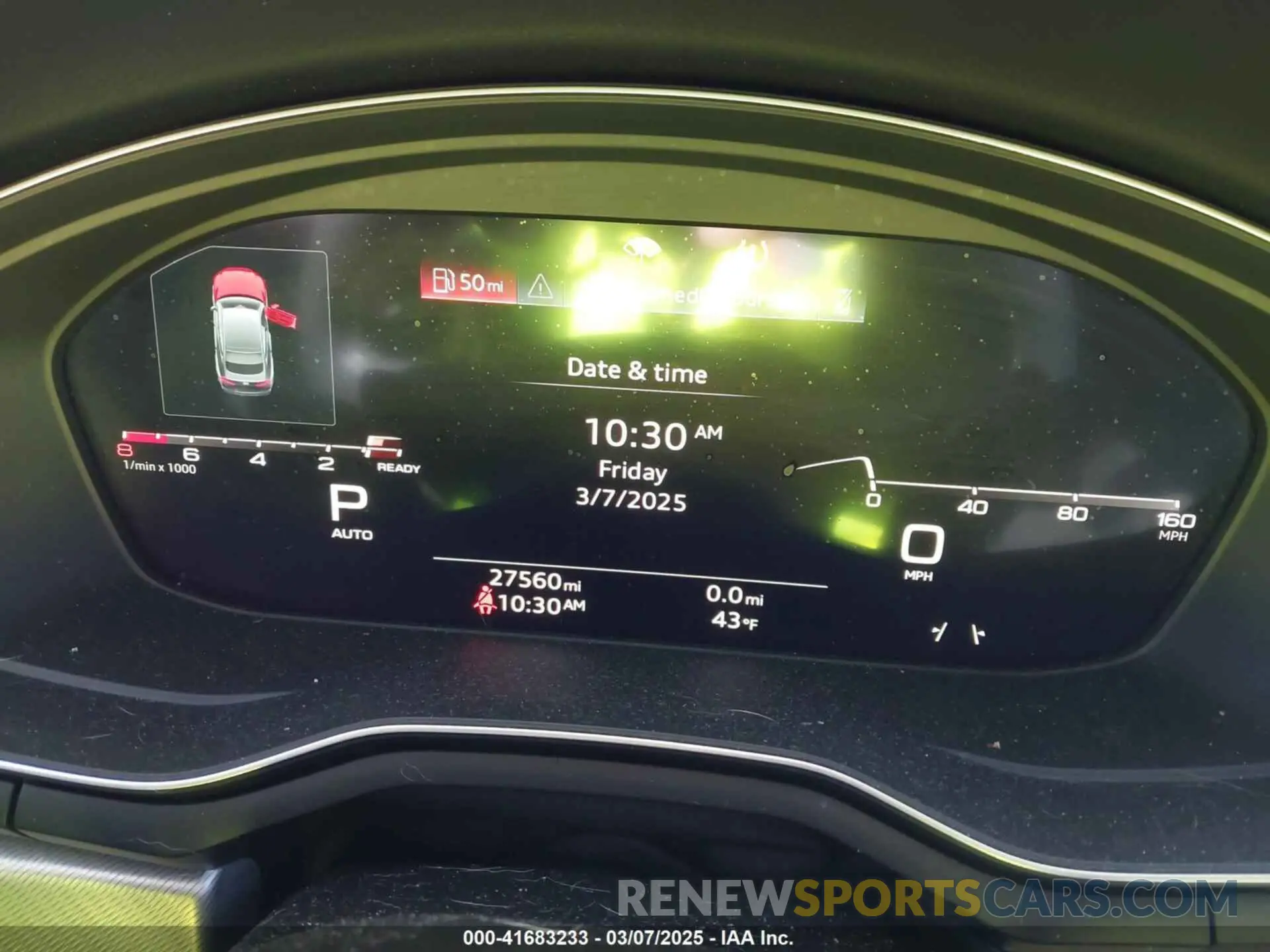 7 fotografías del automóvil dañado WAUFACF56RA040390 AUDI A5 SPORTBACK 2024