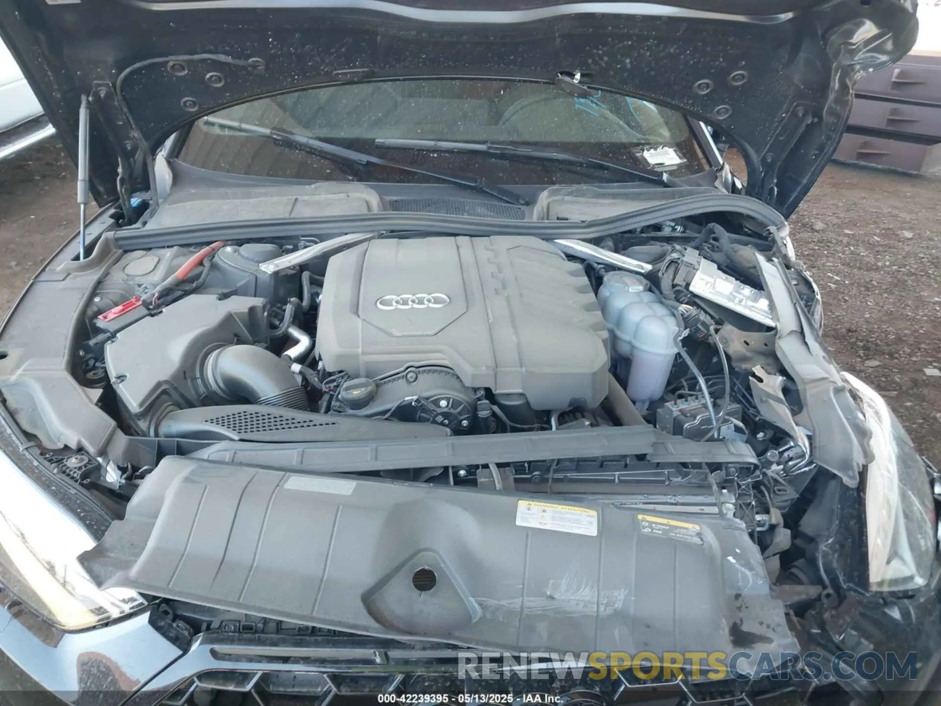 10 fotografías del automóvil dañado WAUFACF58RA094919 AUDI A5 SPORTBACK 2024