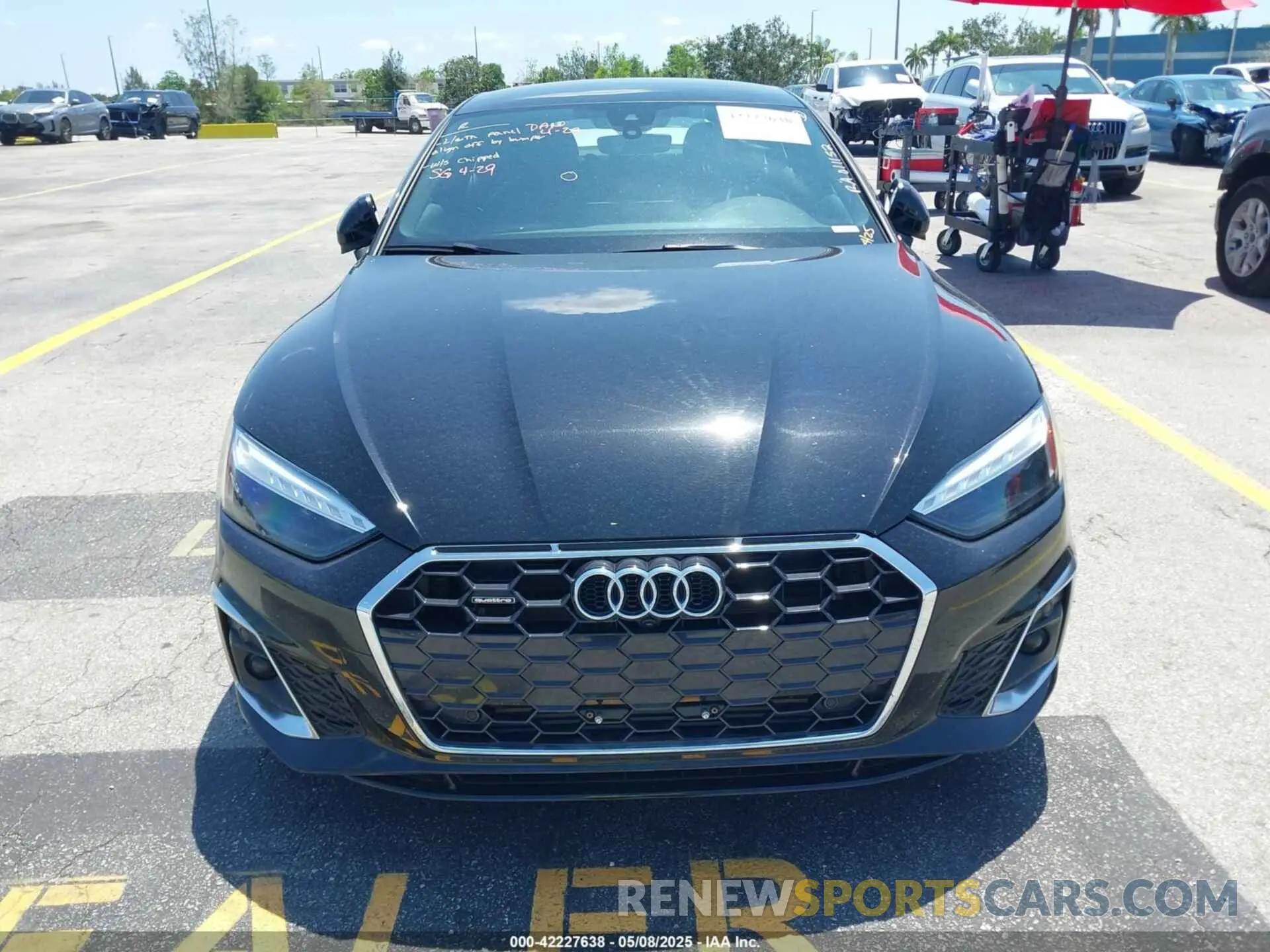 12 fotografías del automóvil dañado WAUFACF5XRA011152 AUDI A5 SPORTBACK 2024